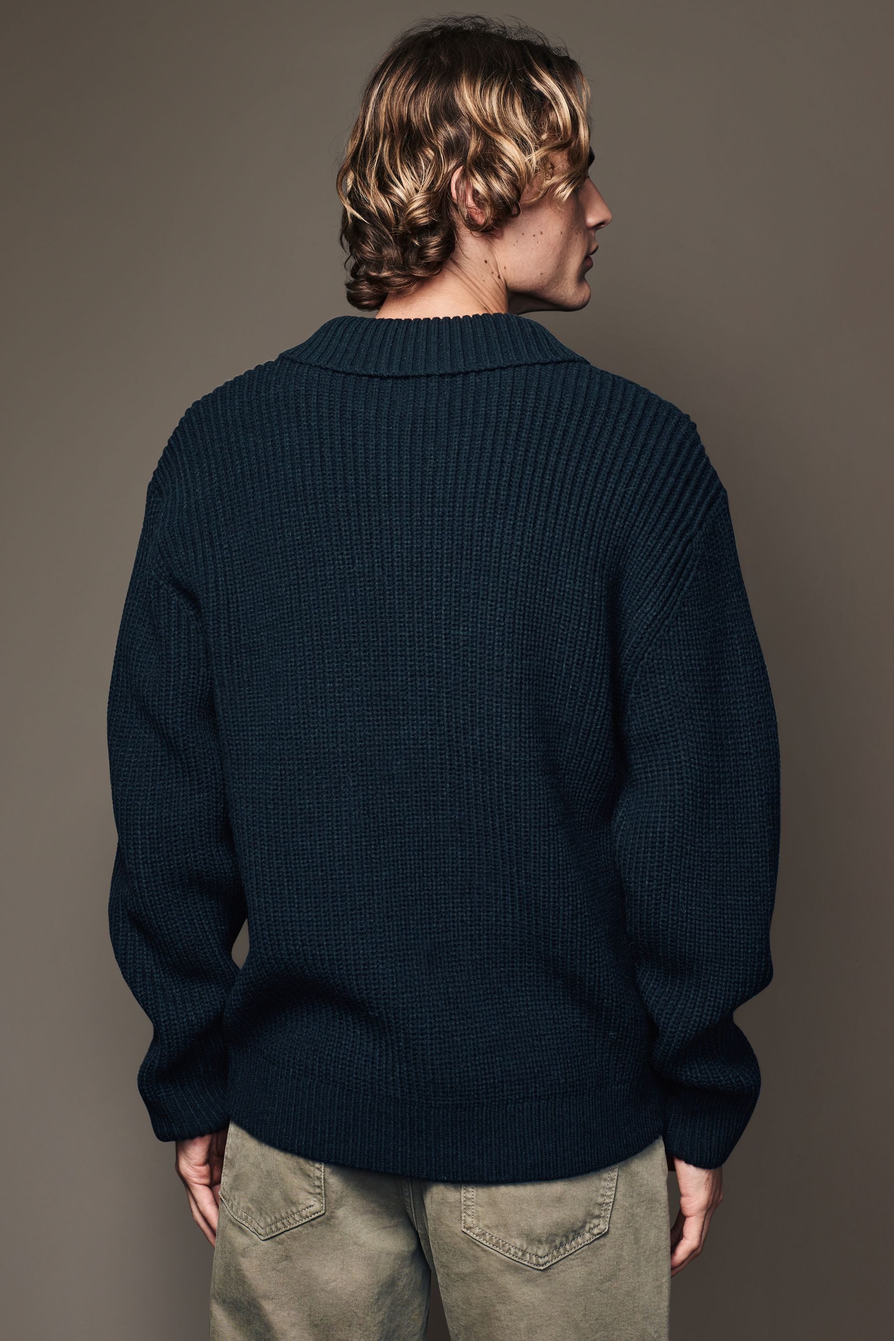 Next Strickjacke Relaxed Fit Hemdjacke aus günstig online kaufen
