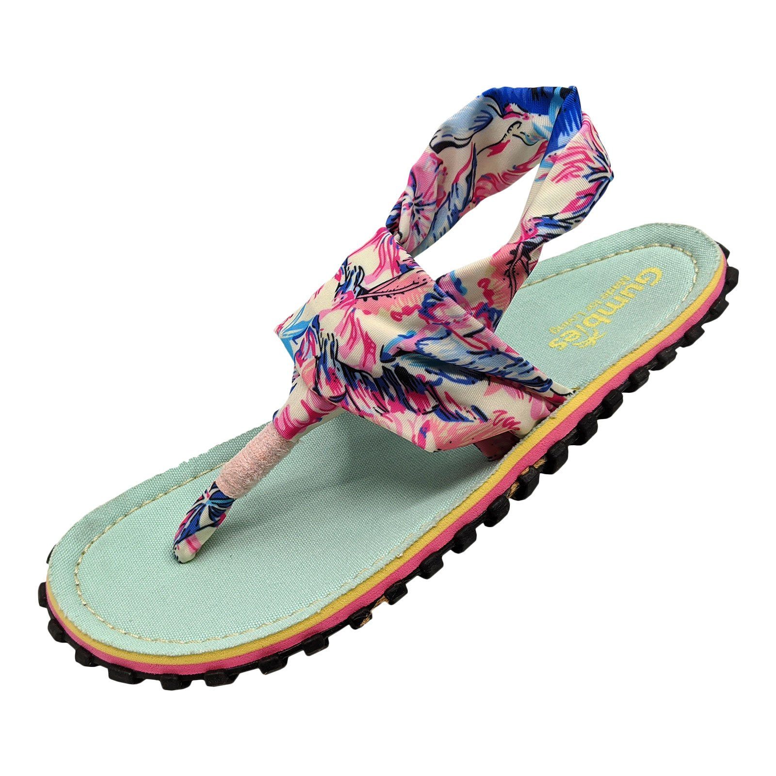 Slingback Gumbies Sandale mit mint Stoff-Riemen 2604