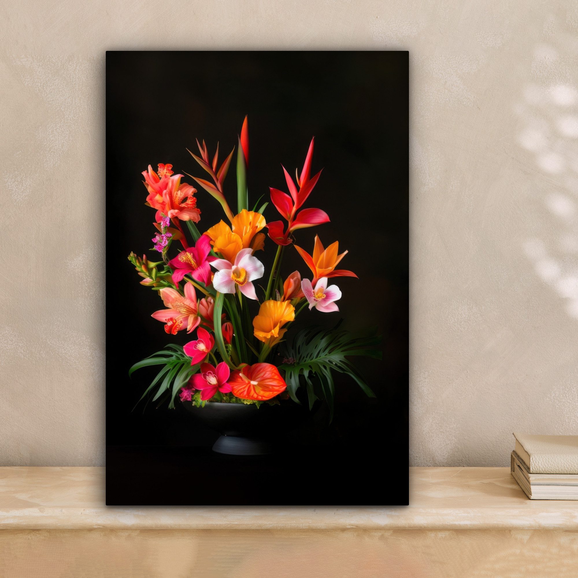 OneMillionCanvasses® Leinwandbild Blumenstrauß - Blumen - günstig online kaufen