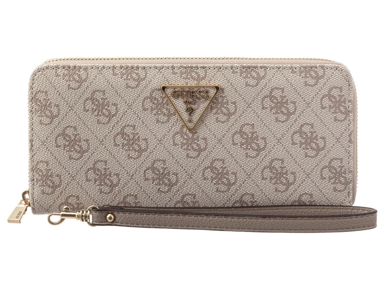 Guess Geldbörse SWSG7459146 LAUREL II SLG LARGE ZIP AROUND Woman (Stück, 1-tlg., 1), Logoschriftzug