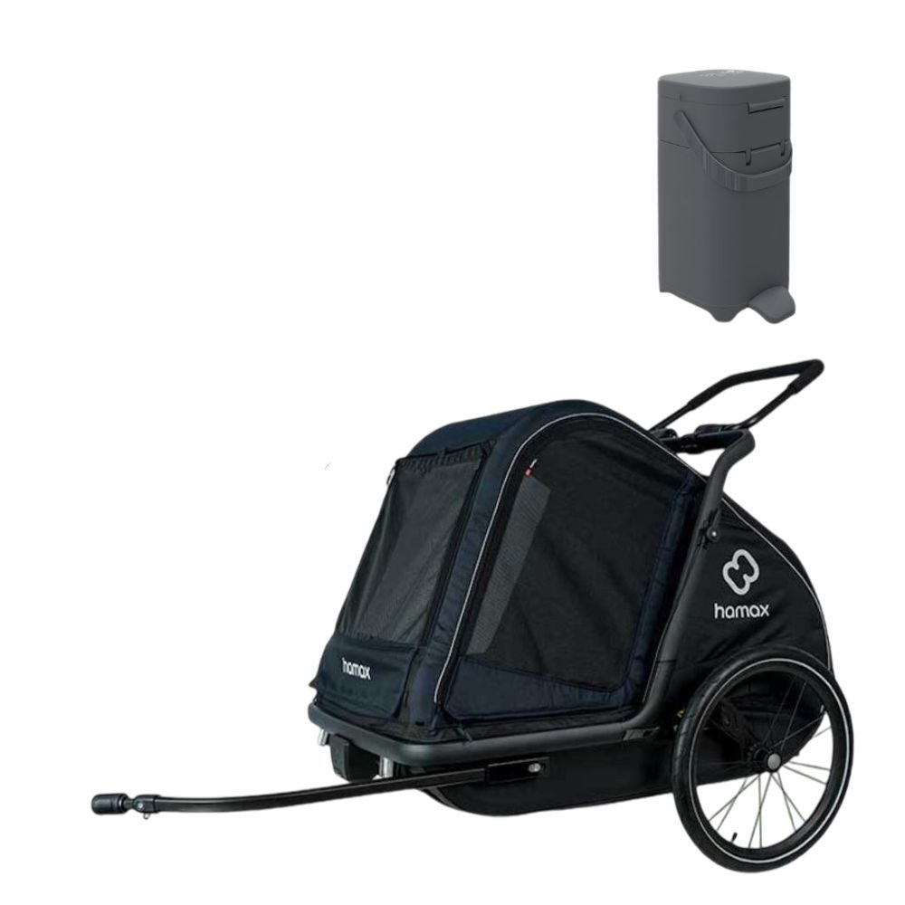 Hamax Fahrradhundeanhänger Pluto M (bis 35 kg Zuladung)