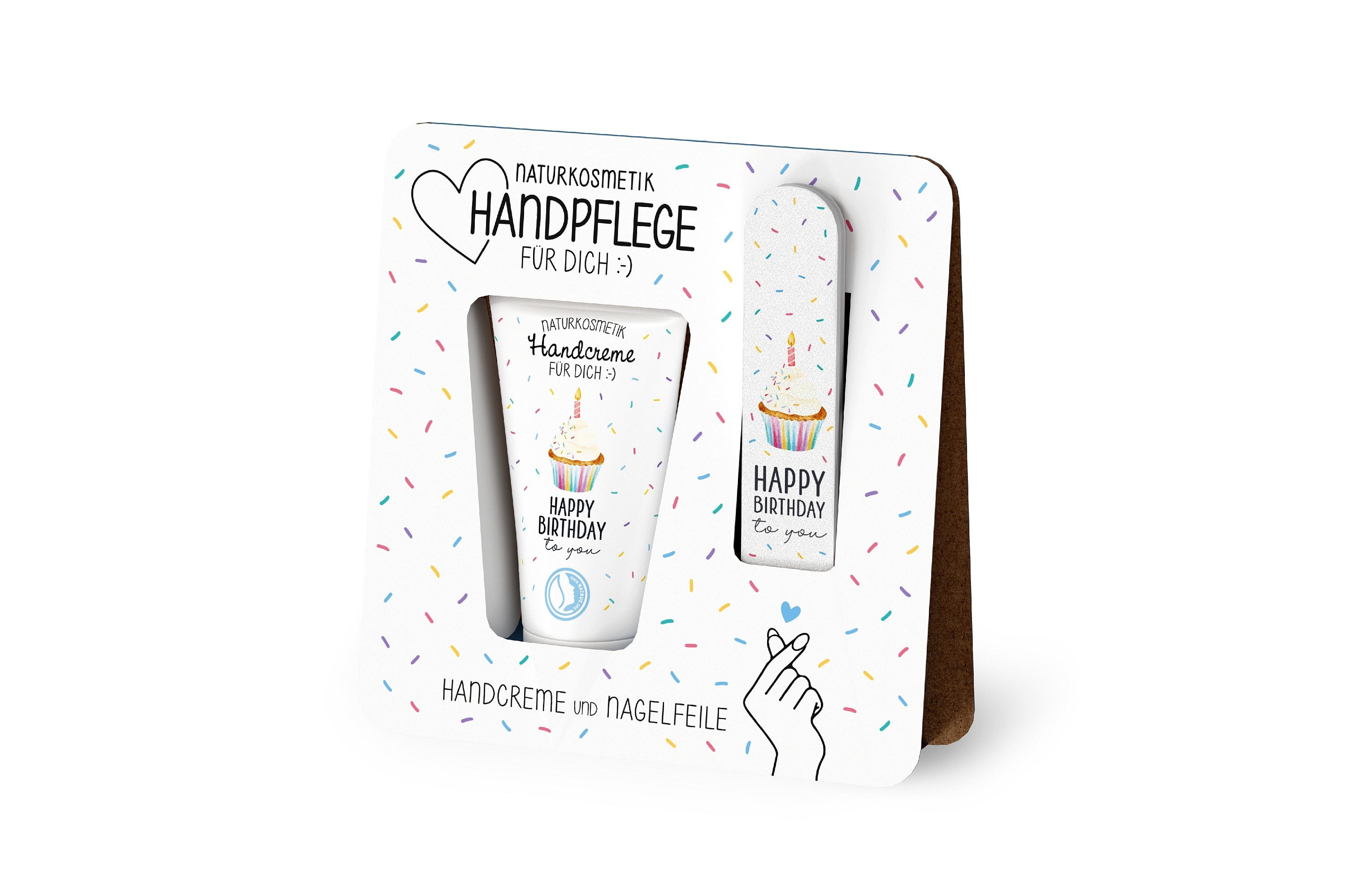 La Vida Handpflege-Set Handpflege Handcreme Nagelfeile Naturkosmetik Geschenk la vida Torte
