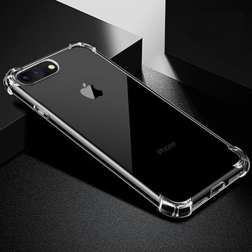 H-basics Handyhülle Handyhülle für Apple iPhone X / XS - in Transparent - Handyhülle aus flexiblem TPU Silikon