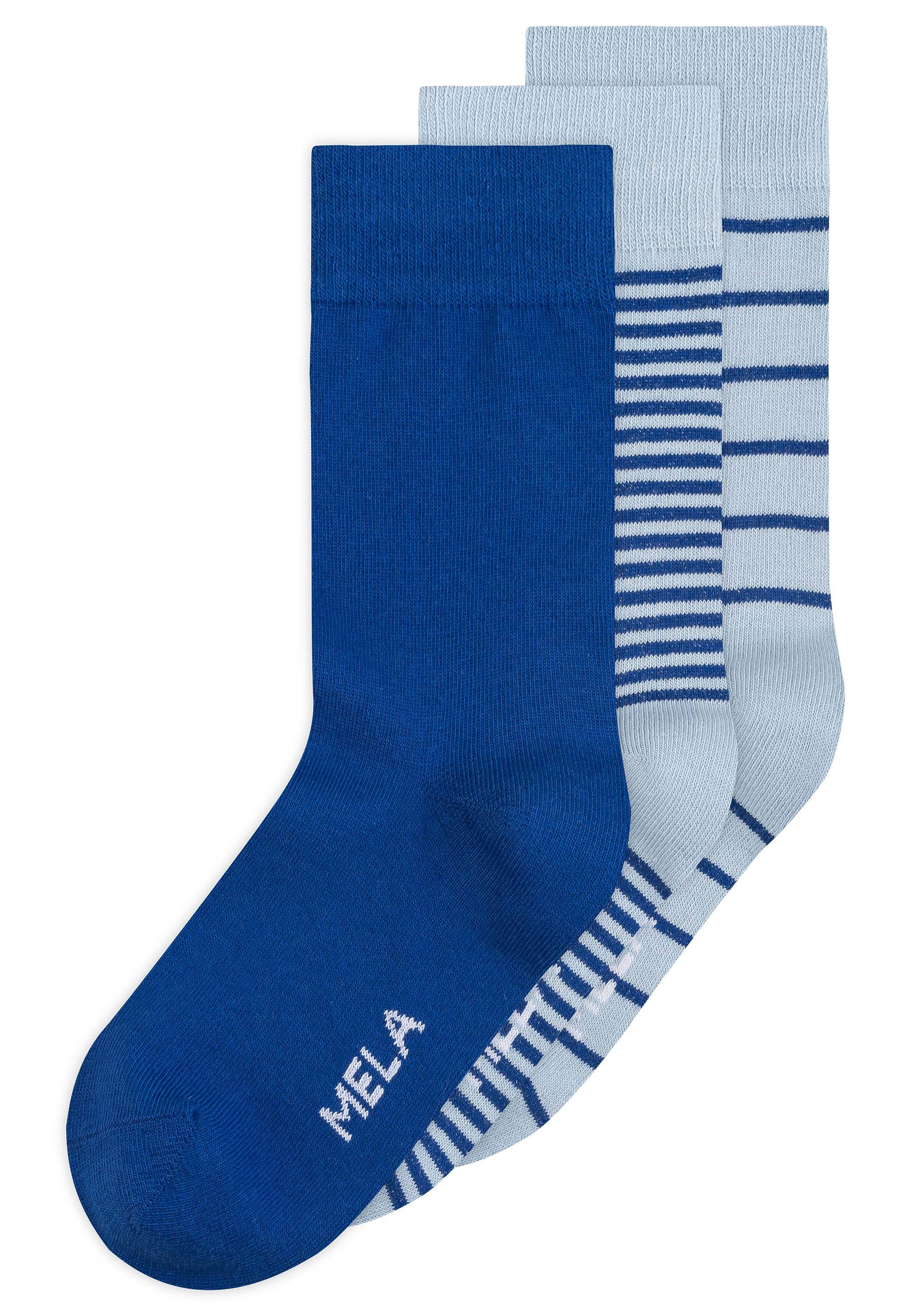 MELA Socken Basic Socken 3 Paare Ohne Polyester & Polyamid. Das Elasthan ist komplett abbaubar.