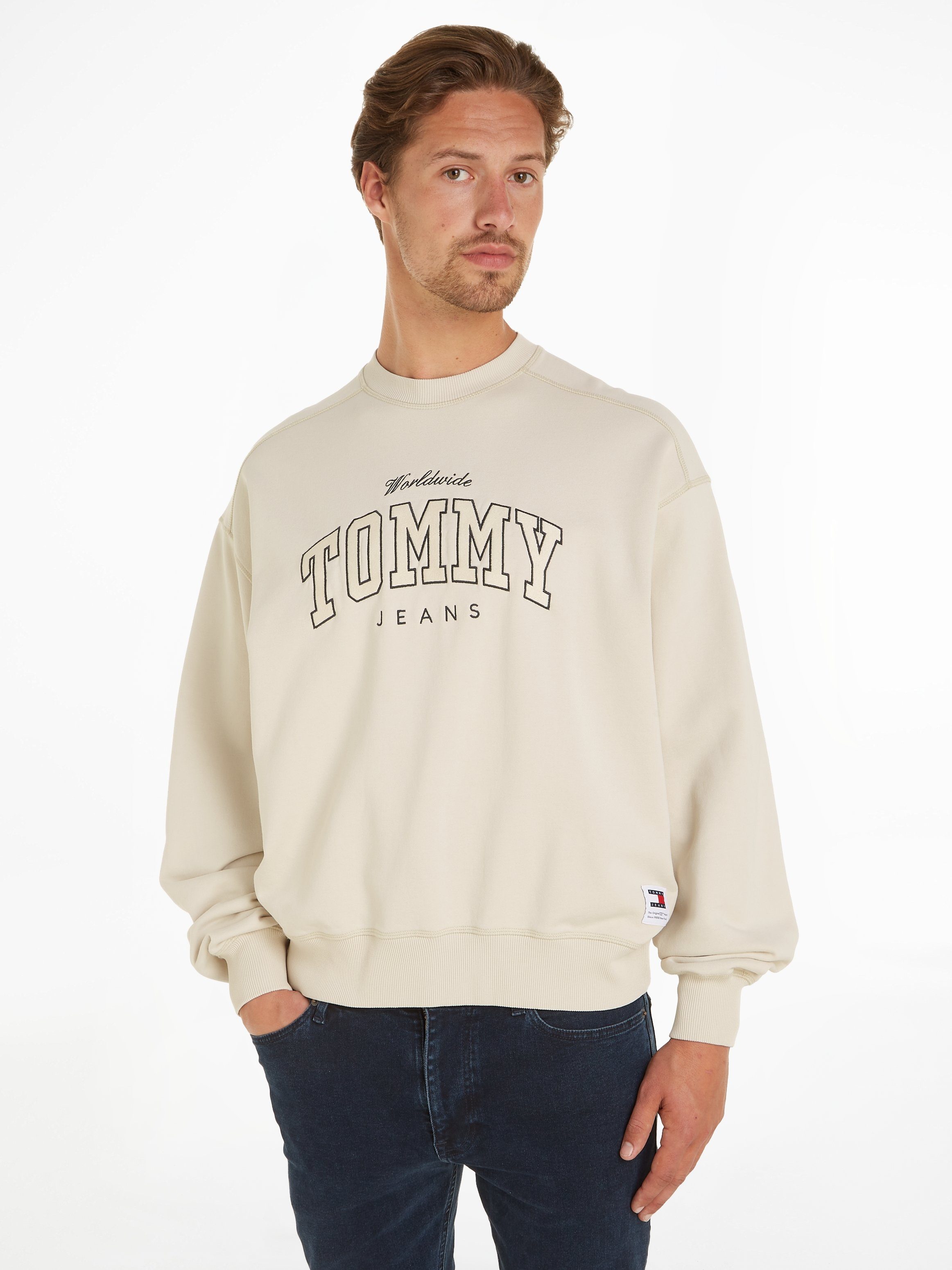 Tommy Jeans Sweatshirt TJM BOXY VARSITY günstig online kaufen