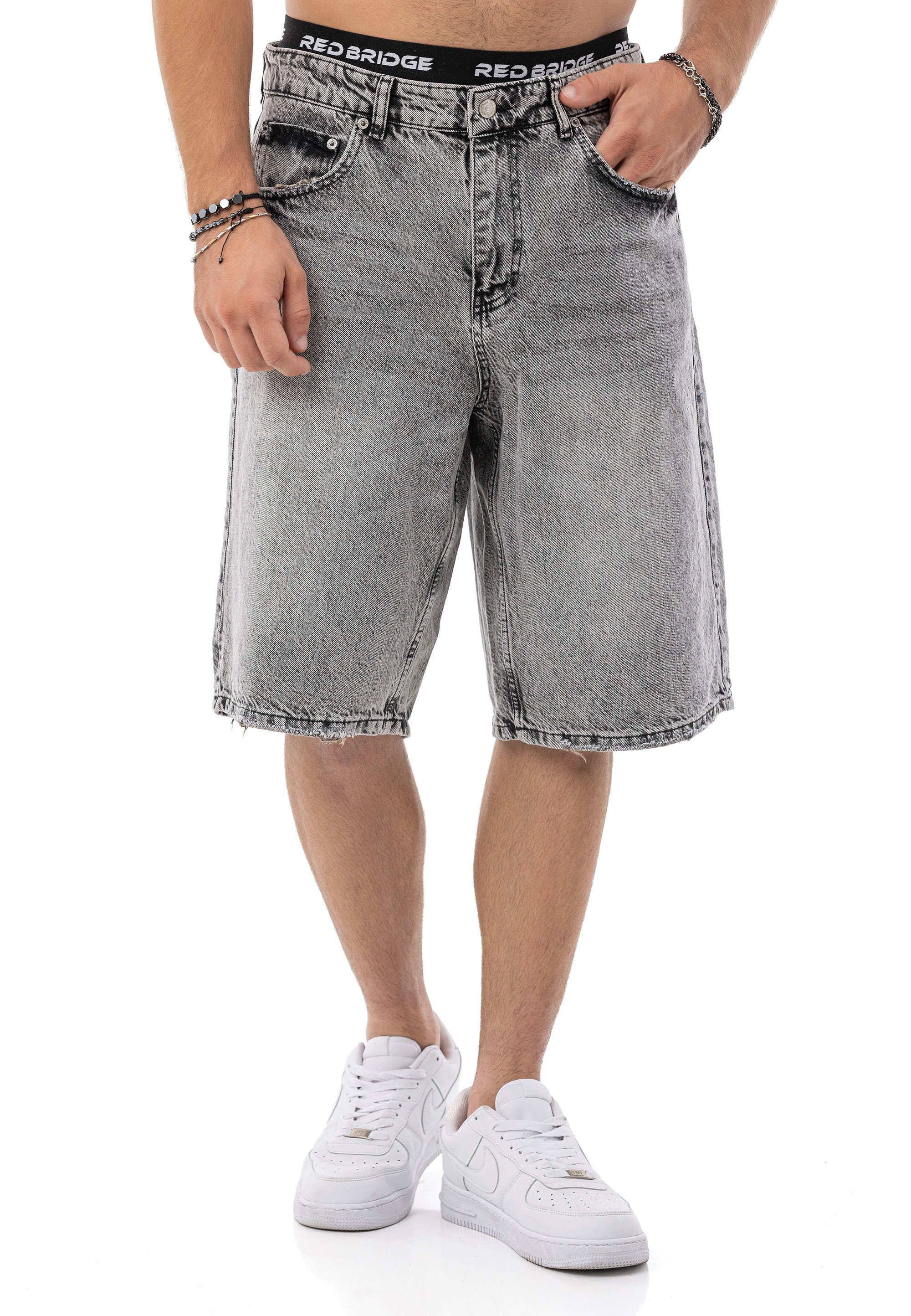RedBridge Jeansshorts by Denim House Baggy Jeans Shorts im Vintage Look 5-Pocket-Design