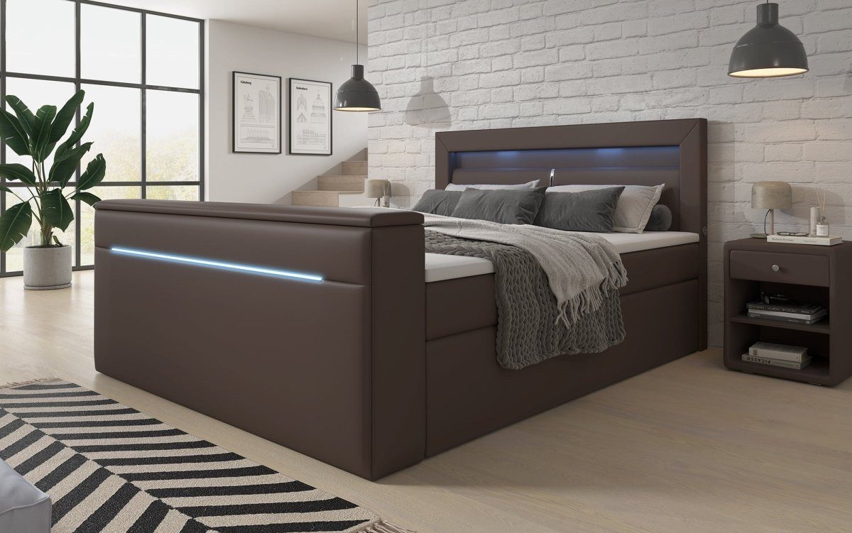 Luxusbetten24 Boxspringbett Repos, mit TV Lift, günstig online kaufen