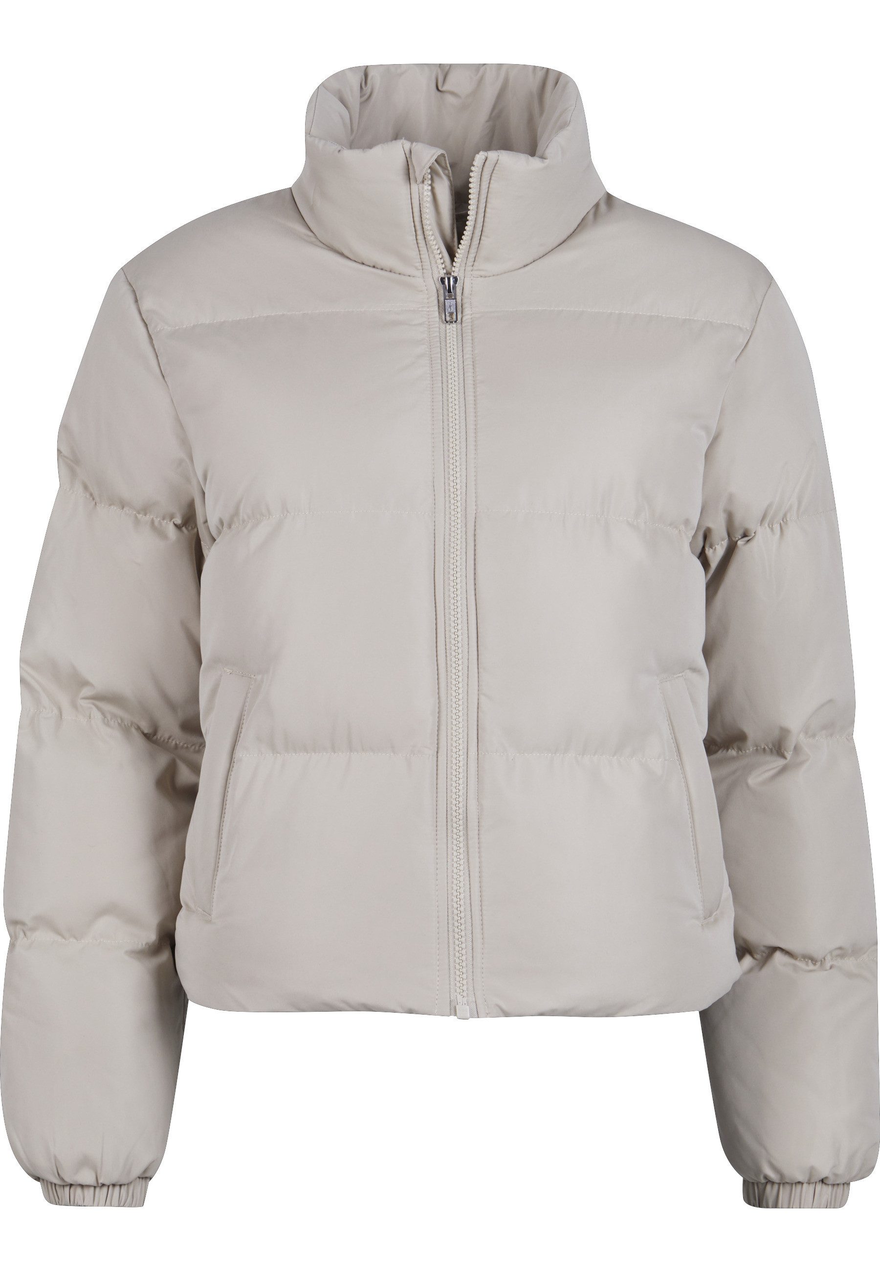 URBAN CLASSICS Winterjacke Urban Classics Damen Ladies Short Peached Puffer Jacket (1-St)