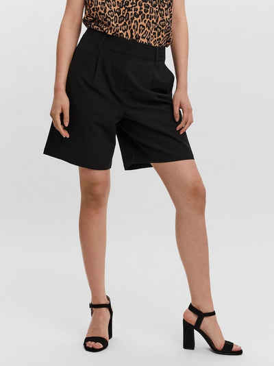 Vero Moda Shorts Anzugs Shorts Stoffhose VMZELDA 5895 in Schwarz