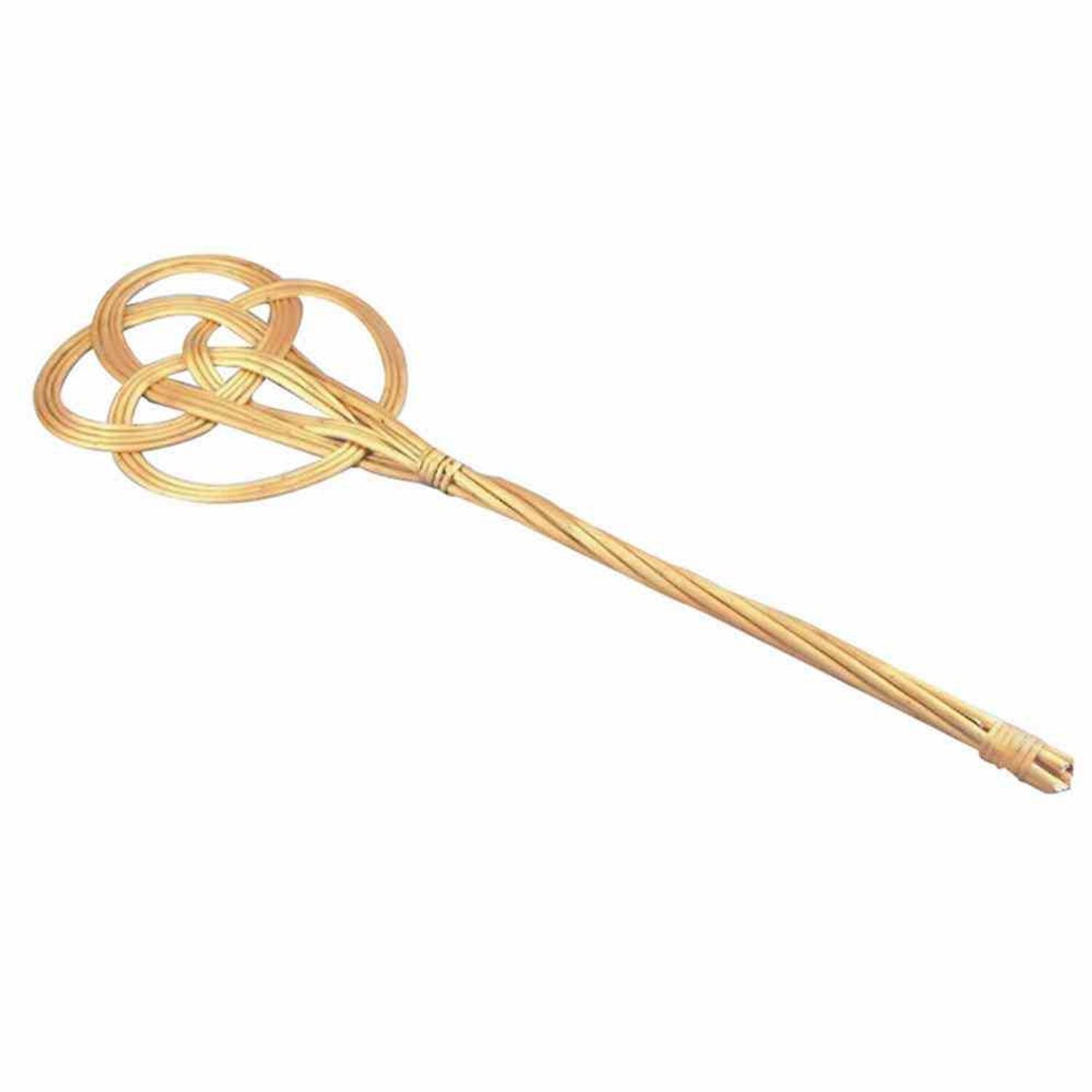 BÜMAG Kehrgarnitur Teppichklopfer Ringform, 75 cm aus Weide gebunden
