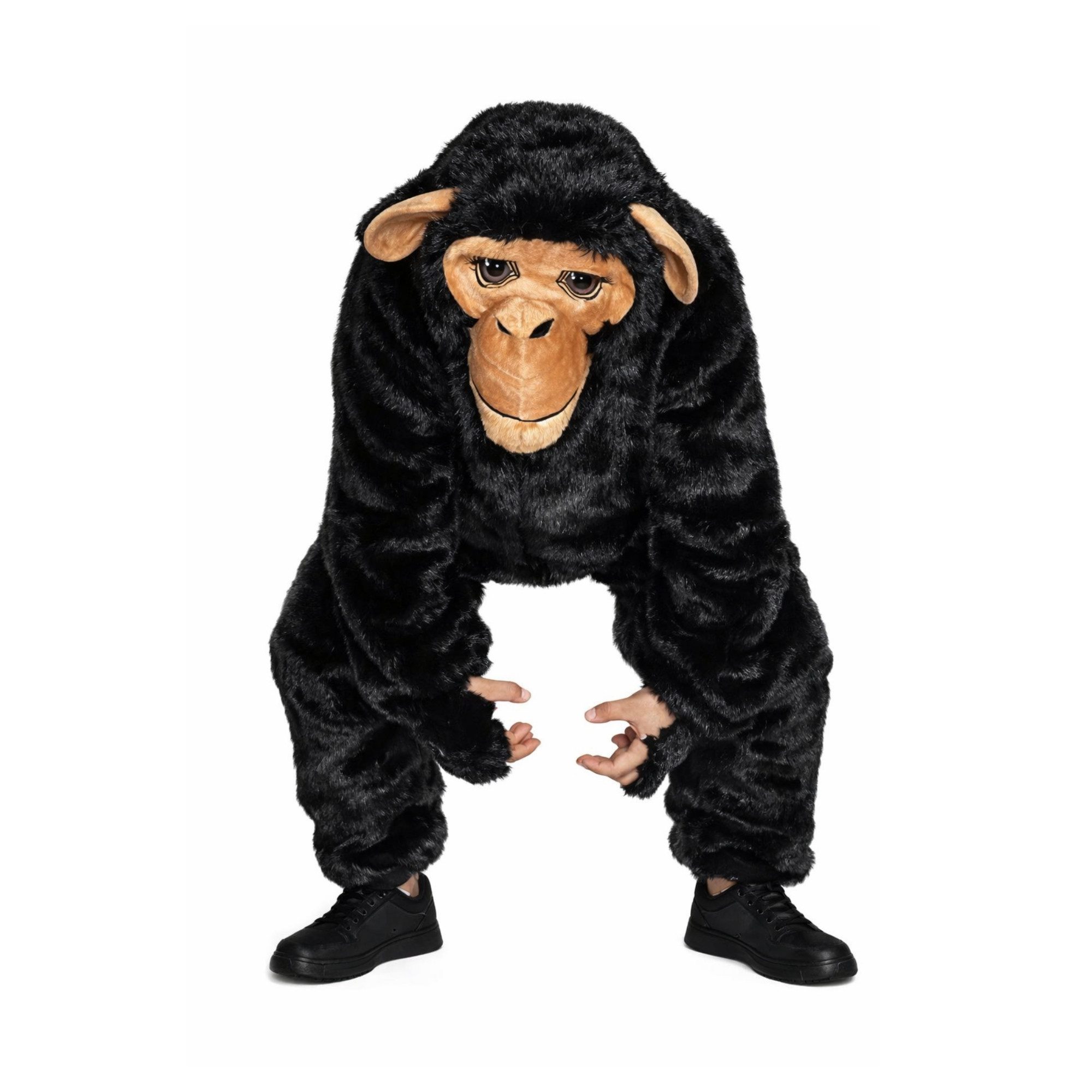 Ikumaal Kostüm Schimpanse-n Kostüm-e, F84, Kinder, Gorilla Fasching Karneval - Größe: