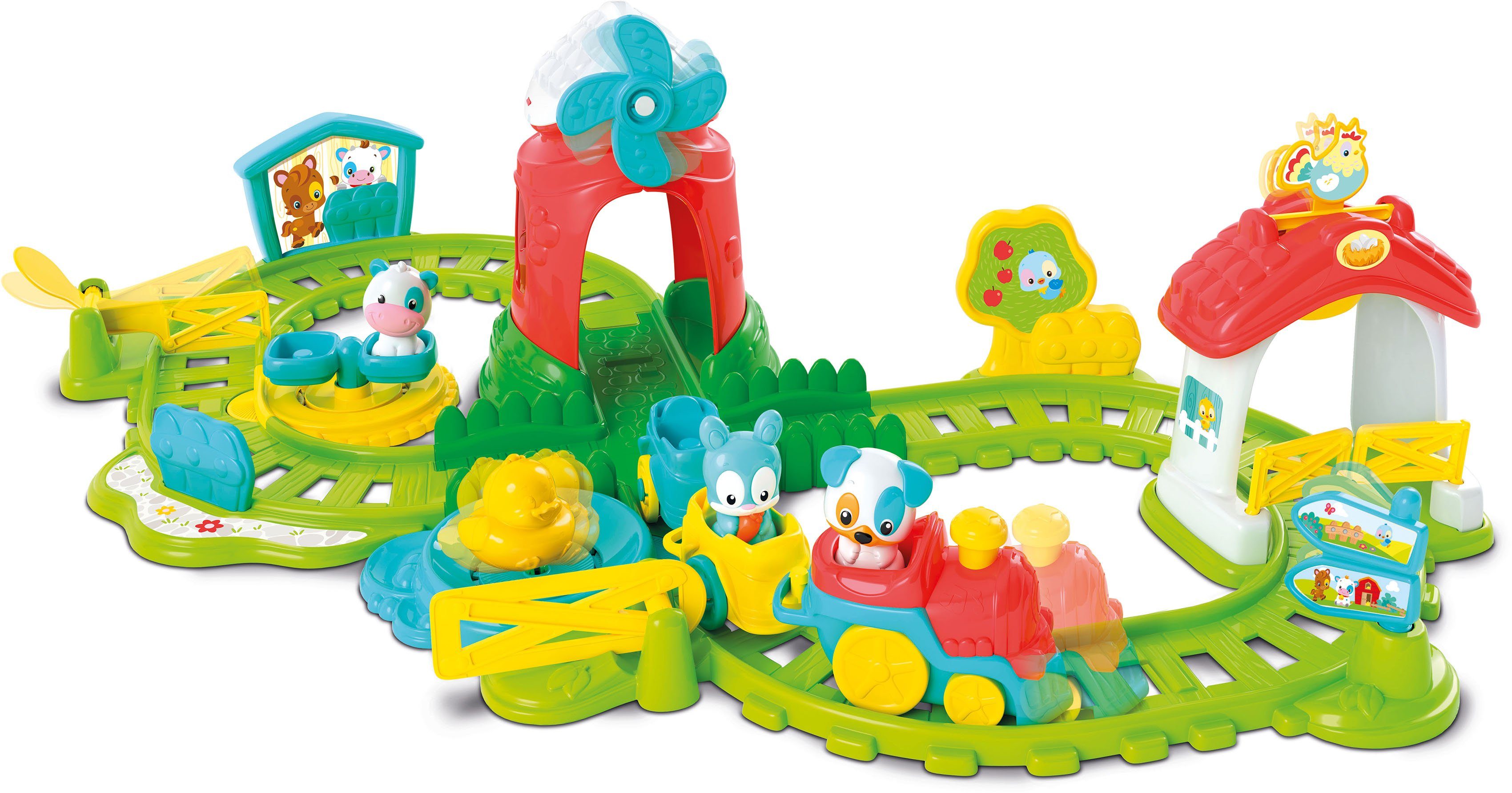 Image of Clementoni® Spielzeug-Zug »Clementoni Baby - Farm-Eisenbahn«, mit Sound; Made in Europe