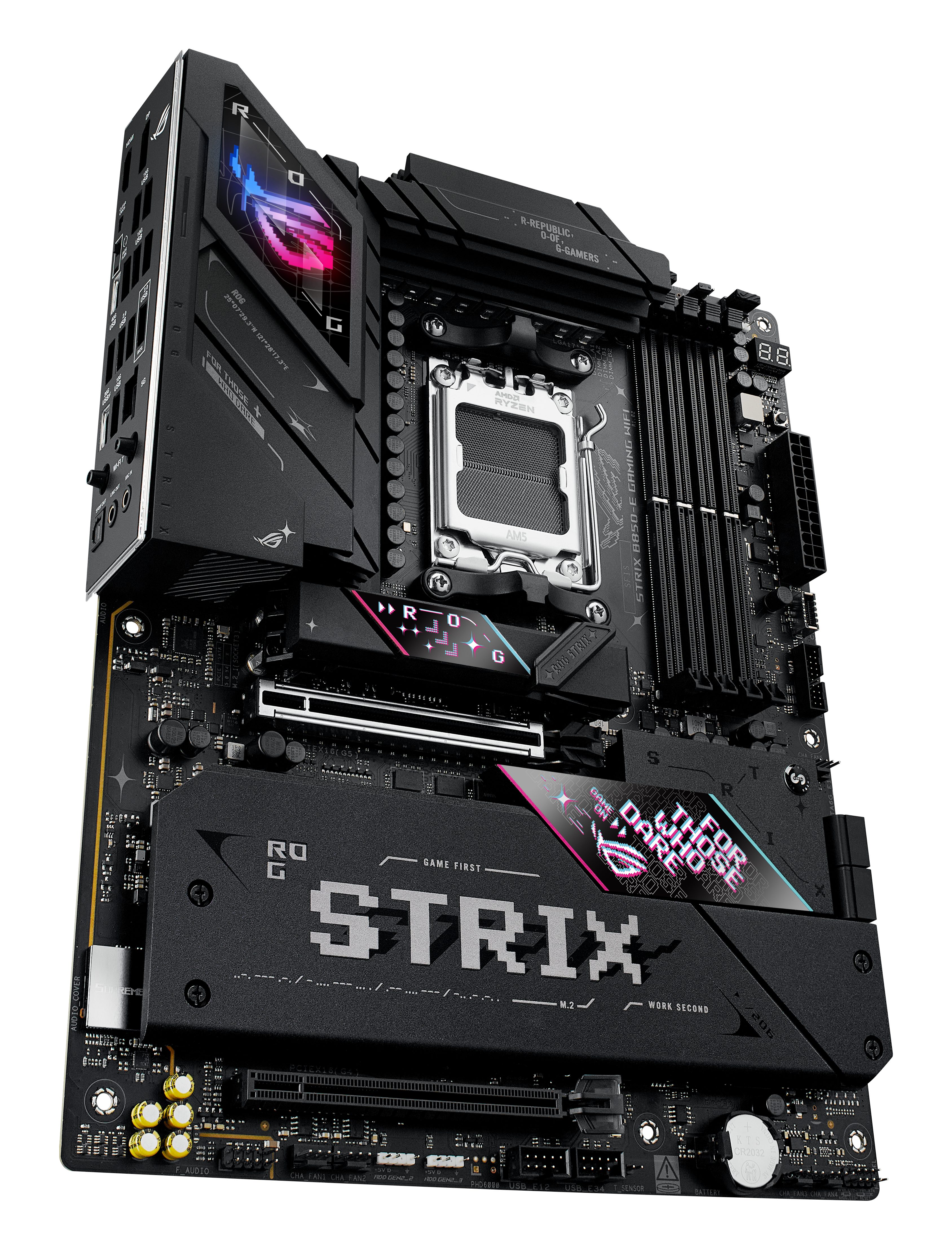 Asus ROG STRIX B850-E GAMING WIFI Mainboard RGB-LED-Beleuchtung