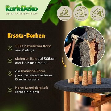 Kork-Deko.de Rosenbogen 5er-Pack Korken zum Aufstecken von Rosenkugeln