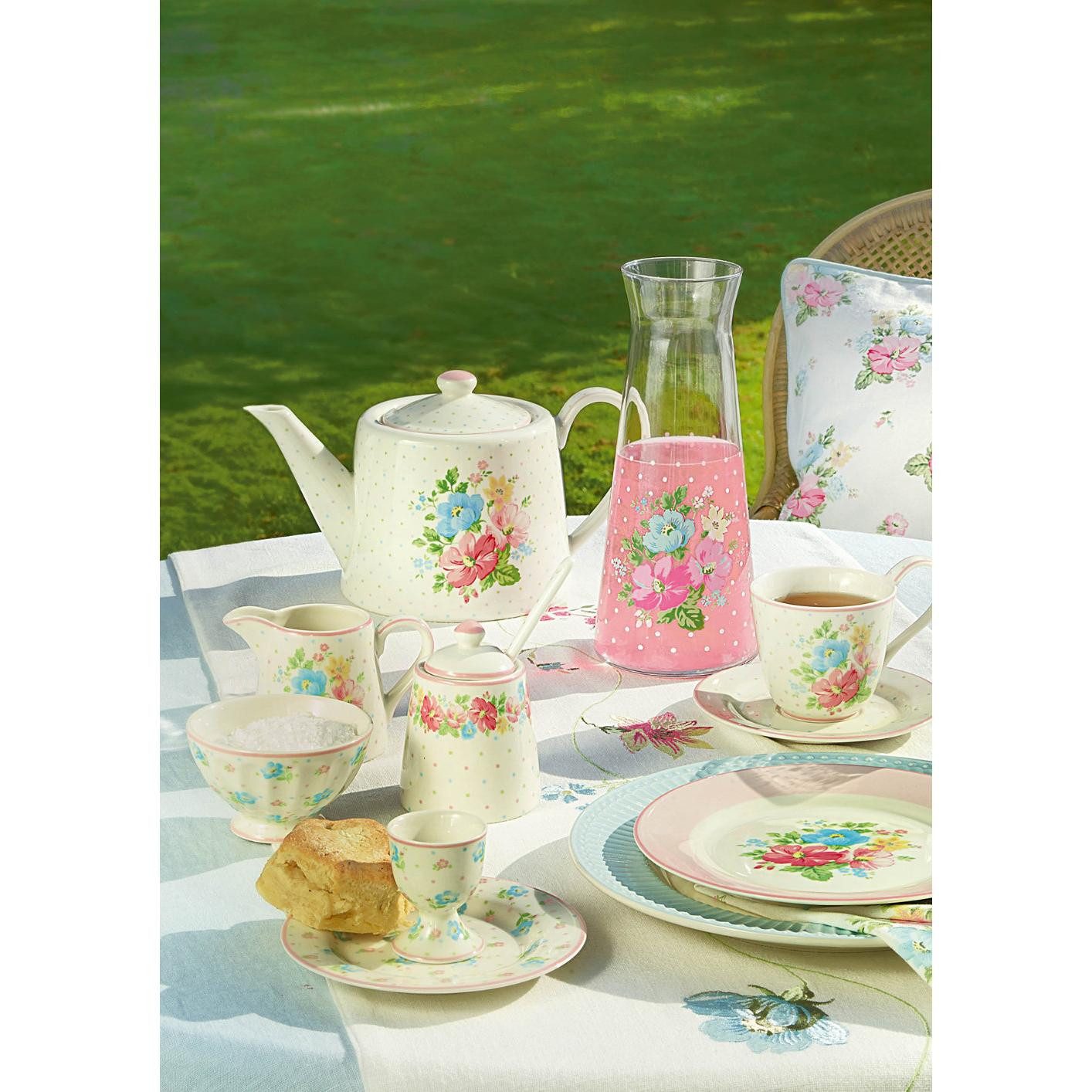 Greengate Tasse Latte Cup Becher Josefina White (300ml)