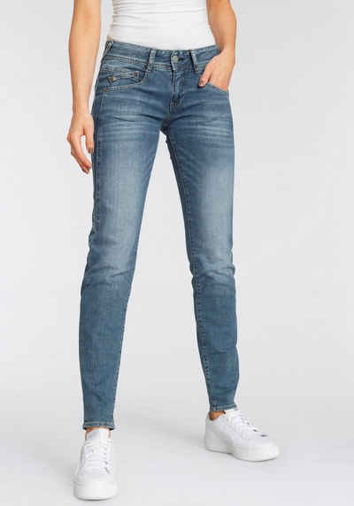 Herrlicher Slim-fit-Jeans GINA SLIM POWERSTRETCH mit seitlichem Keileinsatz