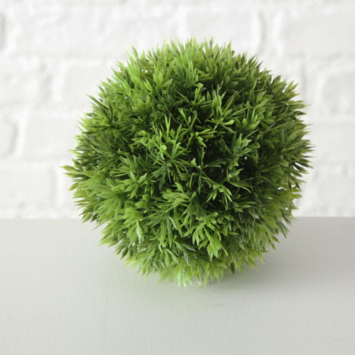 Kunstpflanze GLOBE, Grün, Kunststoff, Gras, BOLTZE GRUPPE GmbH, Höhe 15 cm