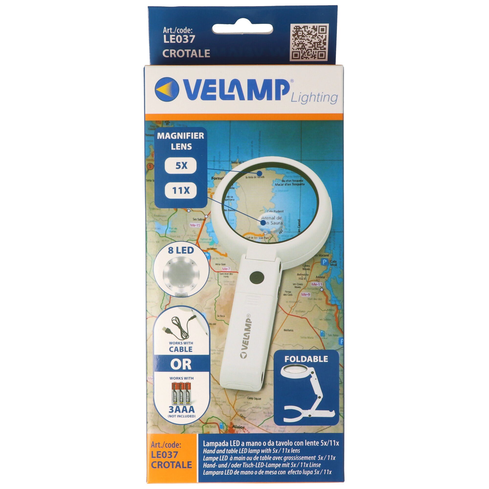 Velamp Lupenlampe LED Hand- oder Tischleuchte günstig online kaufen
