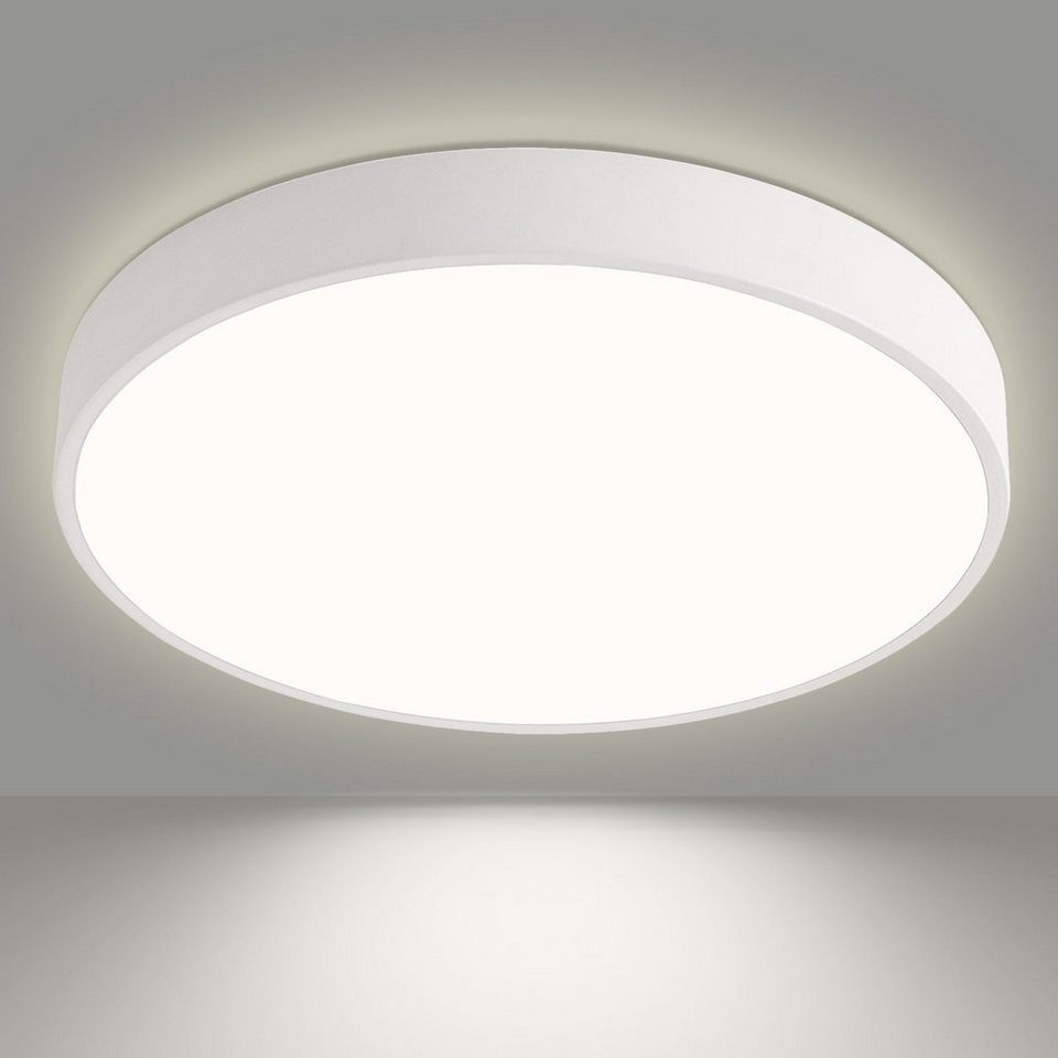 LED Deckenlampe rund Ø40cm Badezimmer Lampe Deckenleuchte Schlafzimmer Küche 24W