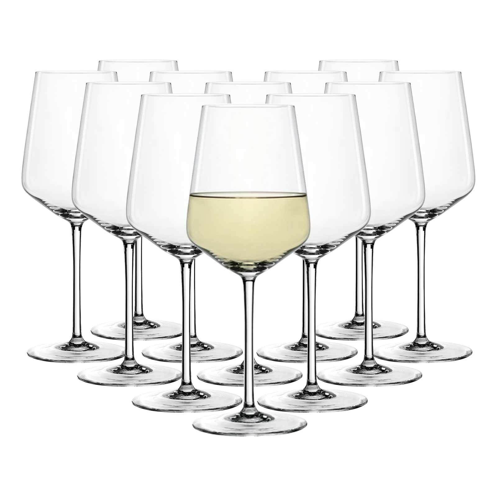 SPIEGELAU Weißweinglas Style Weißweingläser 440 ml 12er Set, 12-tlg., Glas