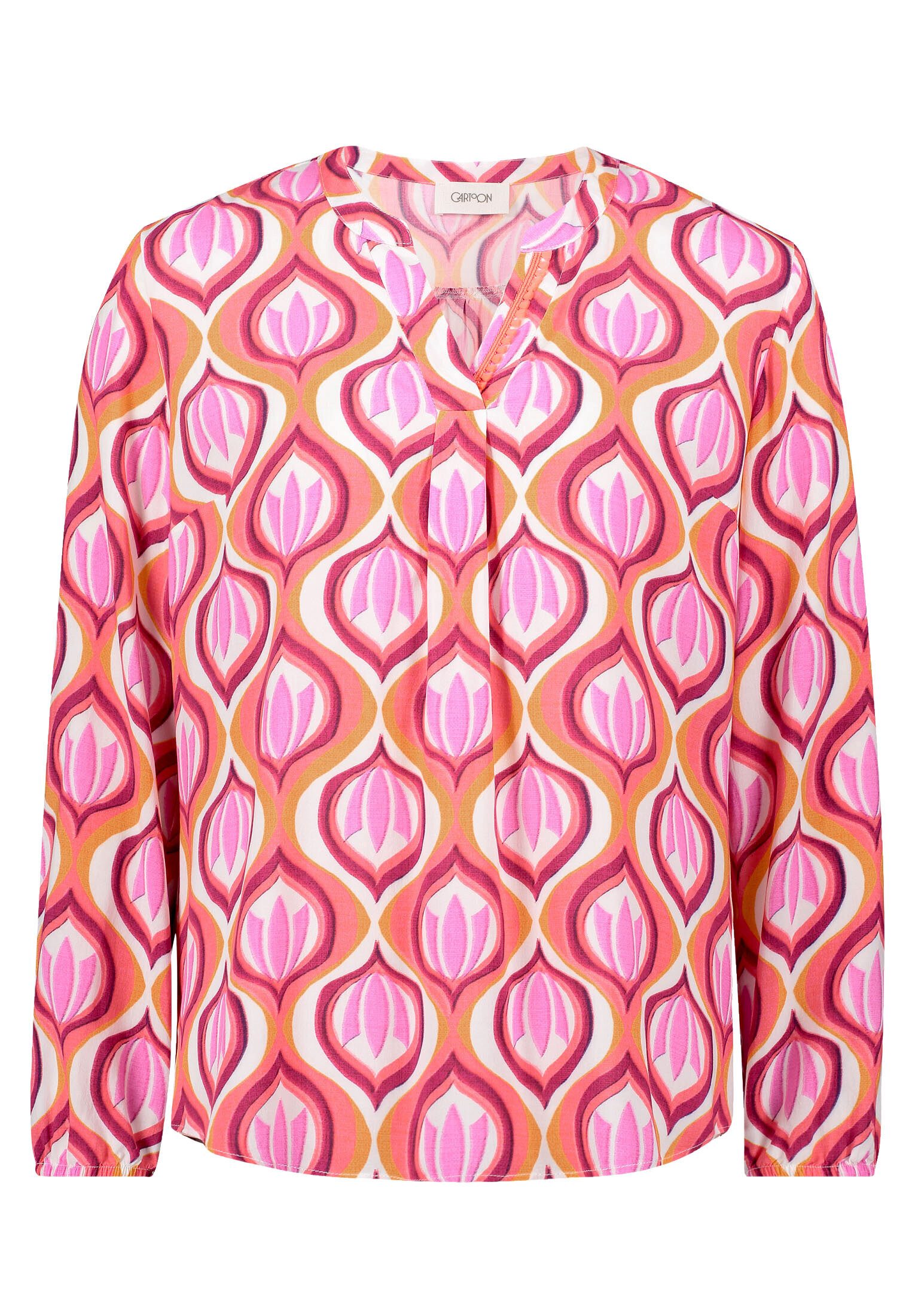 Cartoon Shirtbluse Damen mit Muster