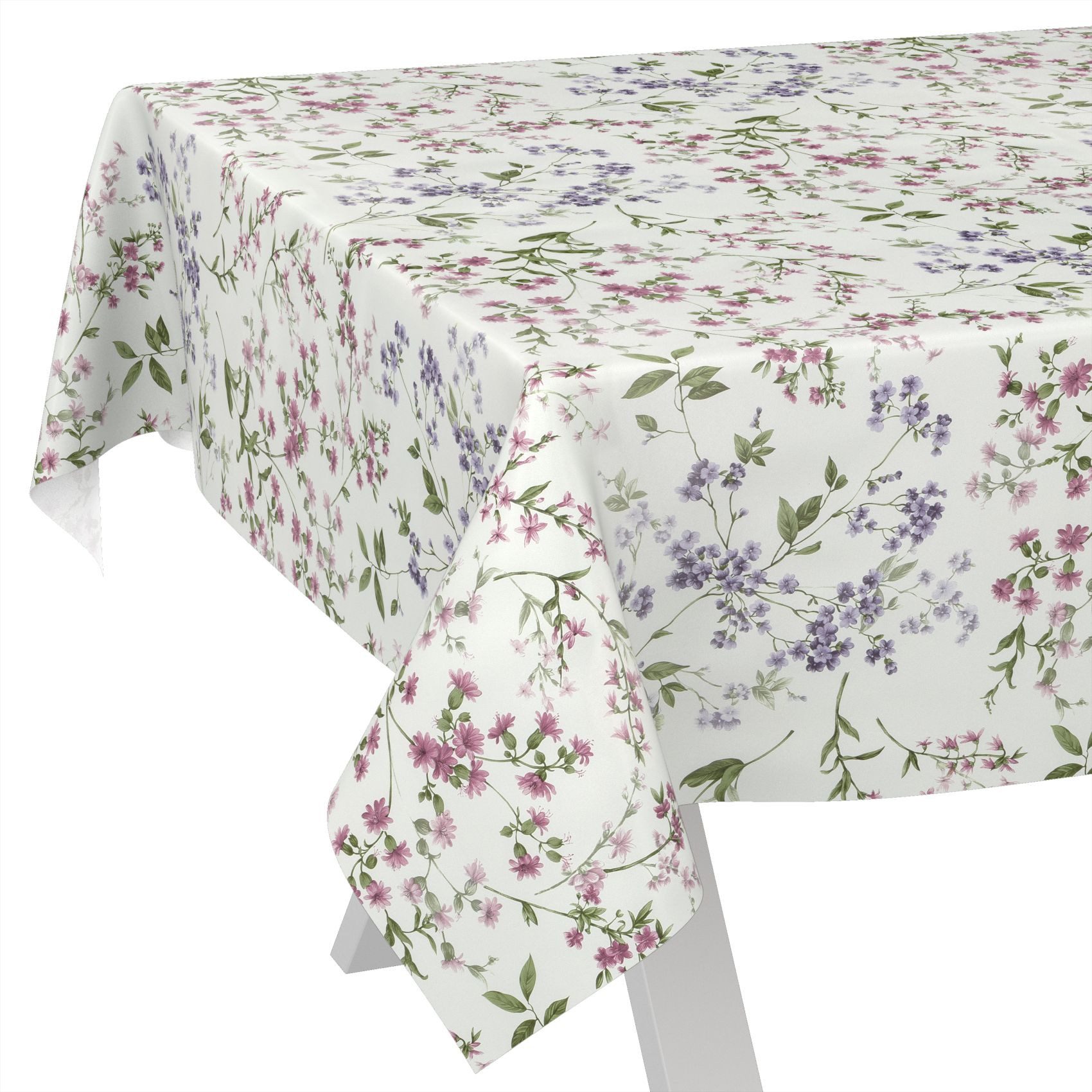 ANRO Tischdecke Wachstuch abwaschbar Blümchen Tischwäsche günstig online kaufen