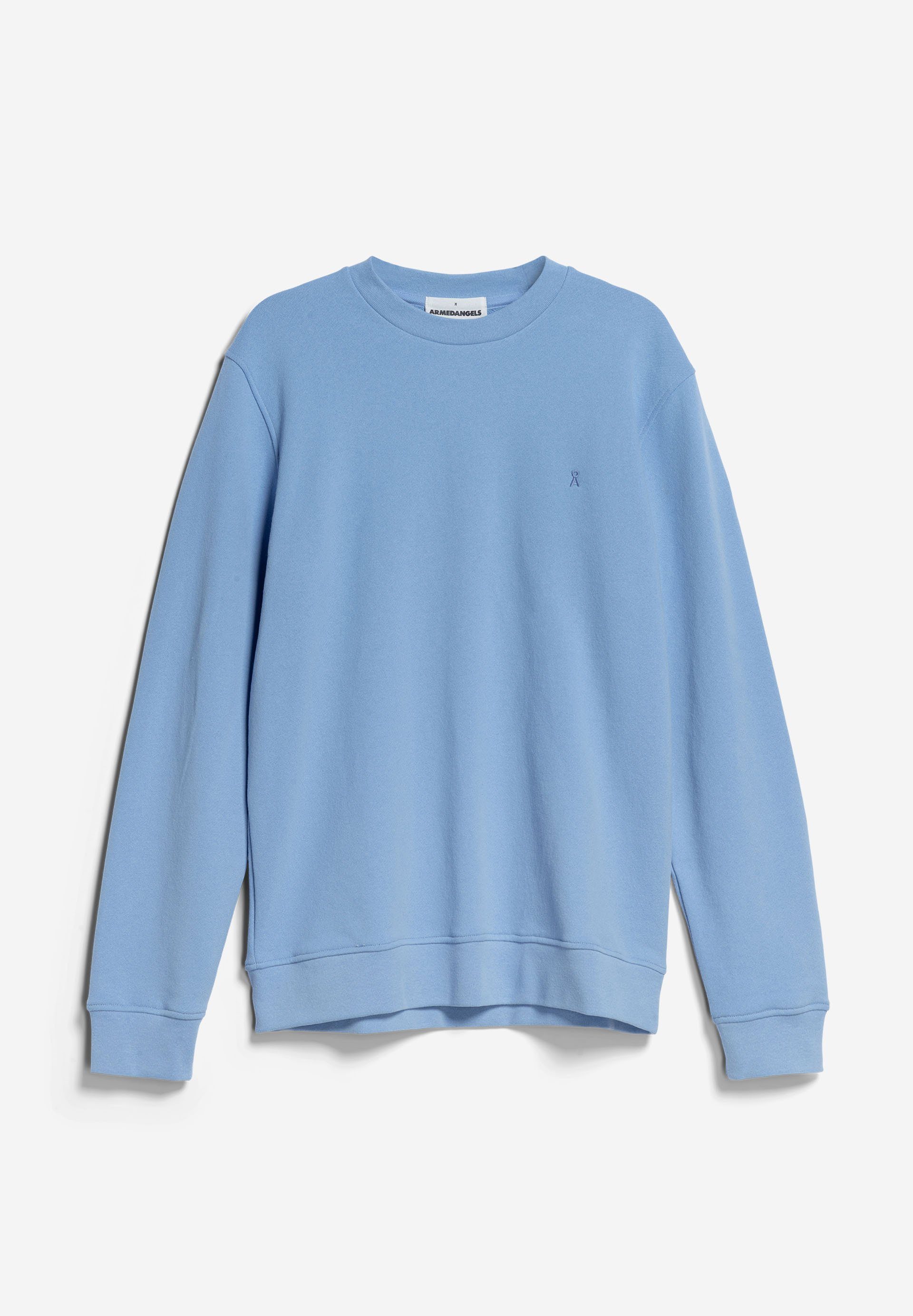 Armedangels Sweatshirt (1-tlg) COMFORT BAARO blue iceberg Herren