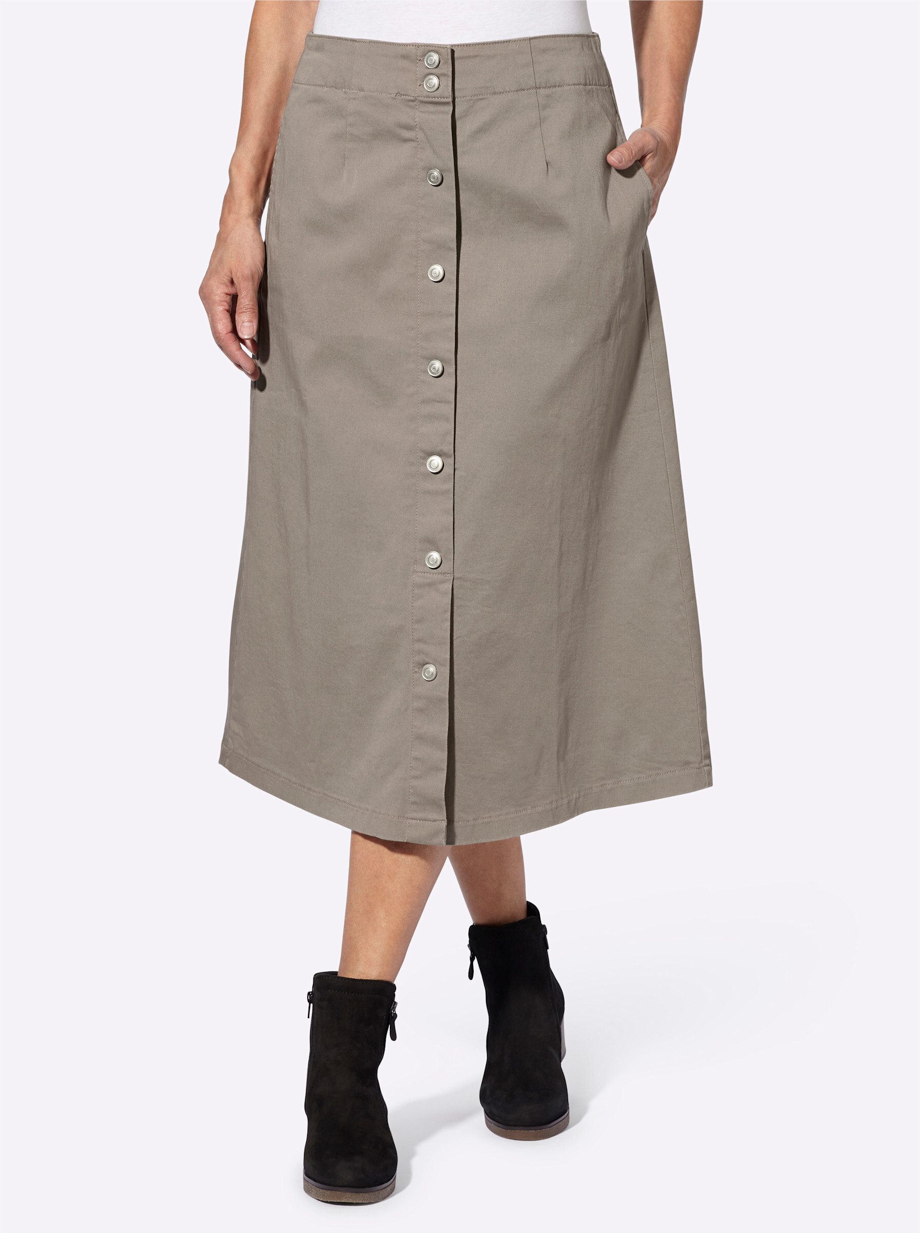 Sieh an! A-Linien-Rock Jeansrock . günstig online kaufen