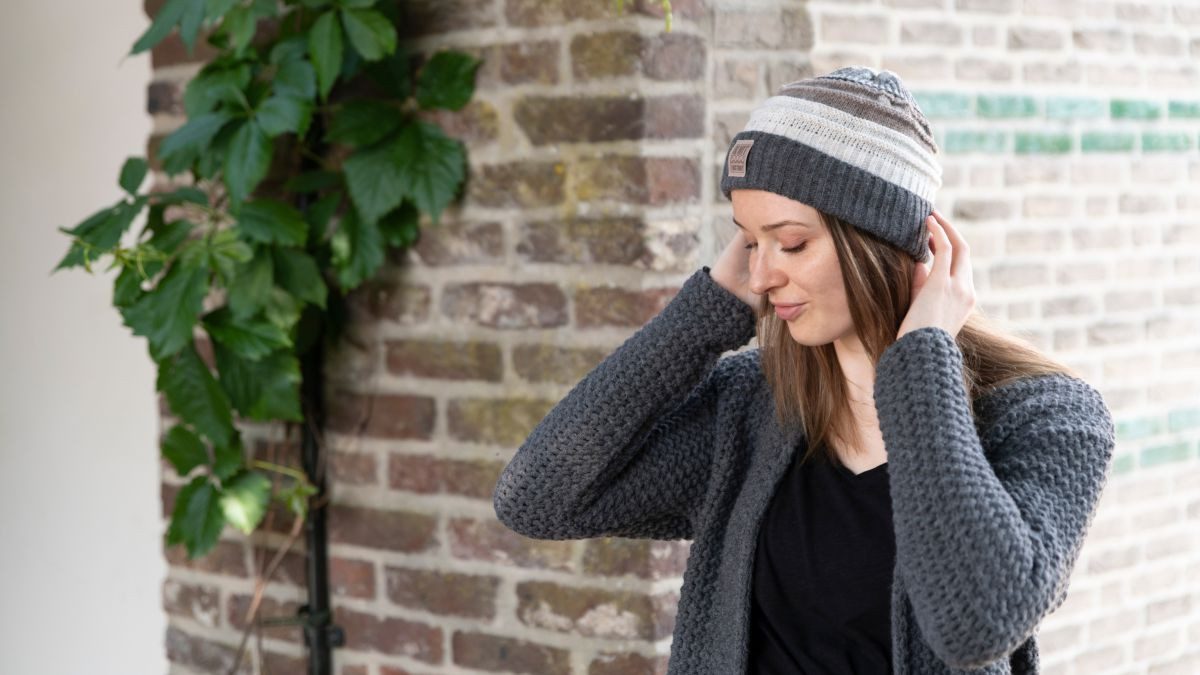 Knit Factory Strickmütze Dali Mütze Grau (1-St) Mütze Strickmütze Wollmütze günstig online kaufen