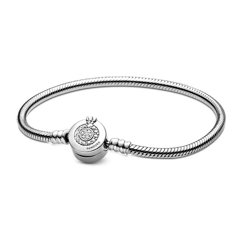 Pandora Armband 925er Silber Armband Crown O für Damen mit Zirkonia von PANDORA
