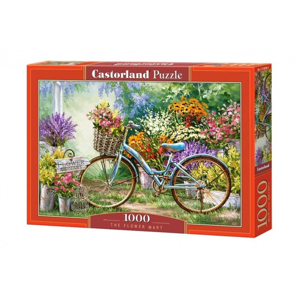 Castorland Puzzle Jigsaw The Flower Mart Puzzles 1000 Teile, Puzzleteile