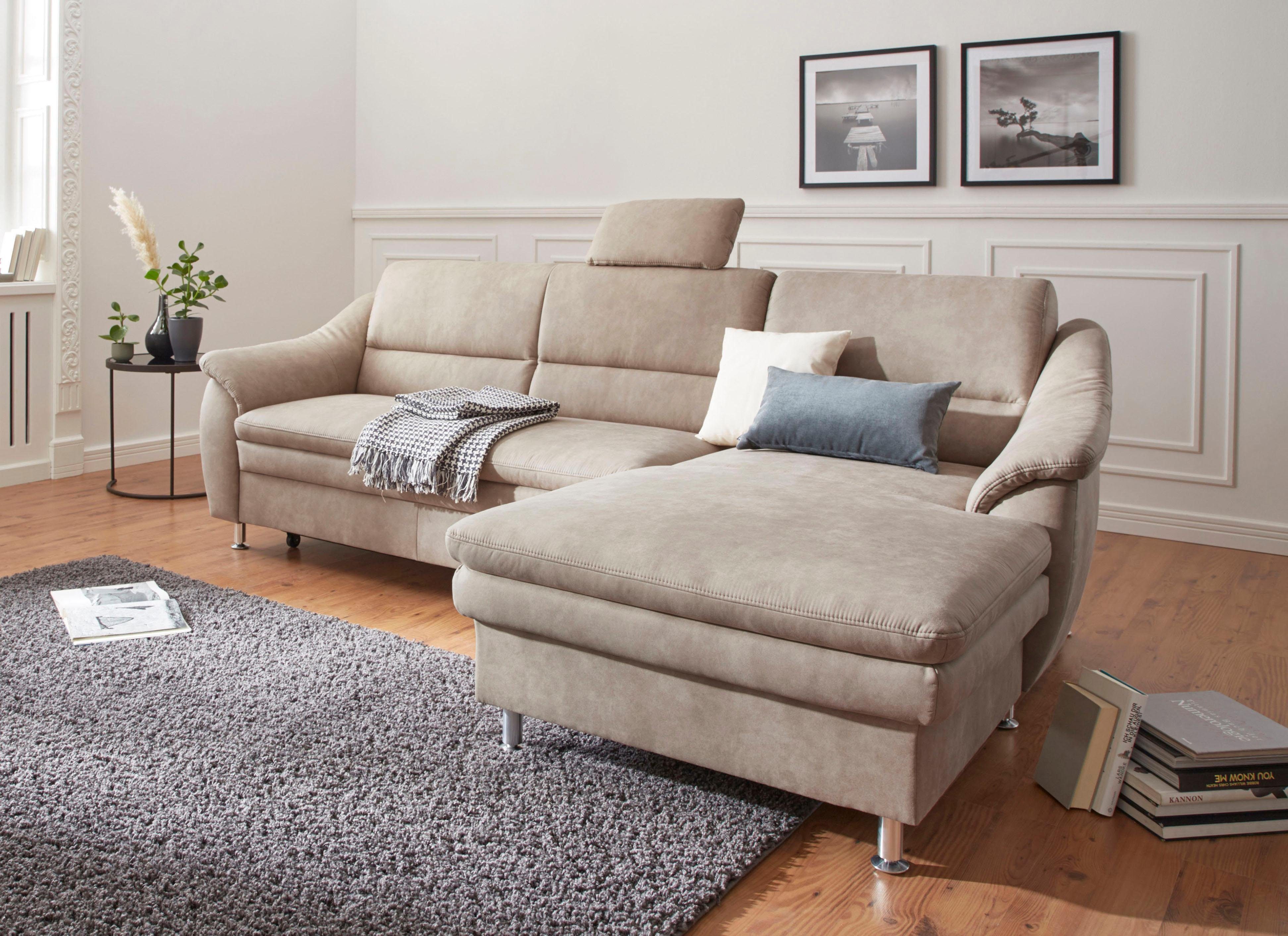 sit&more Ecksofa Cardoso L-Form, mit Federkern, günstig online kaufen