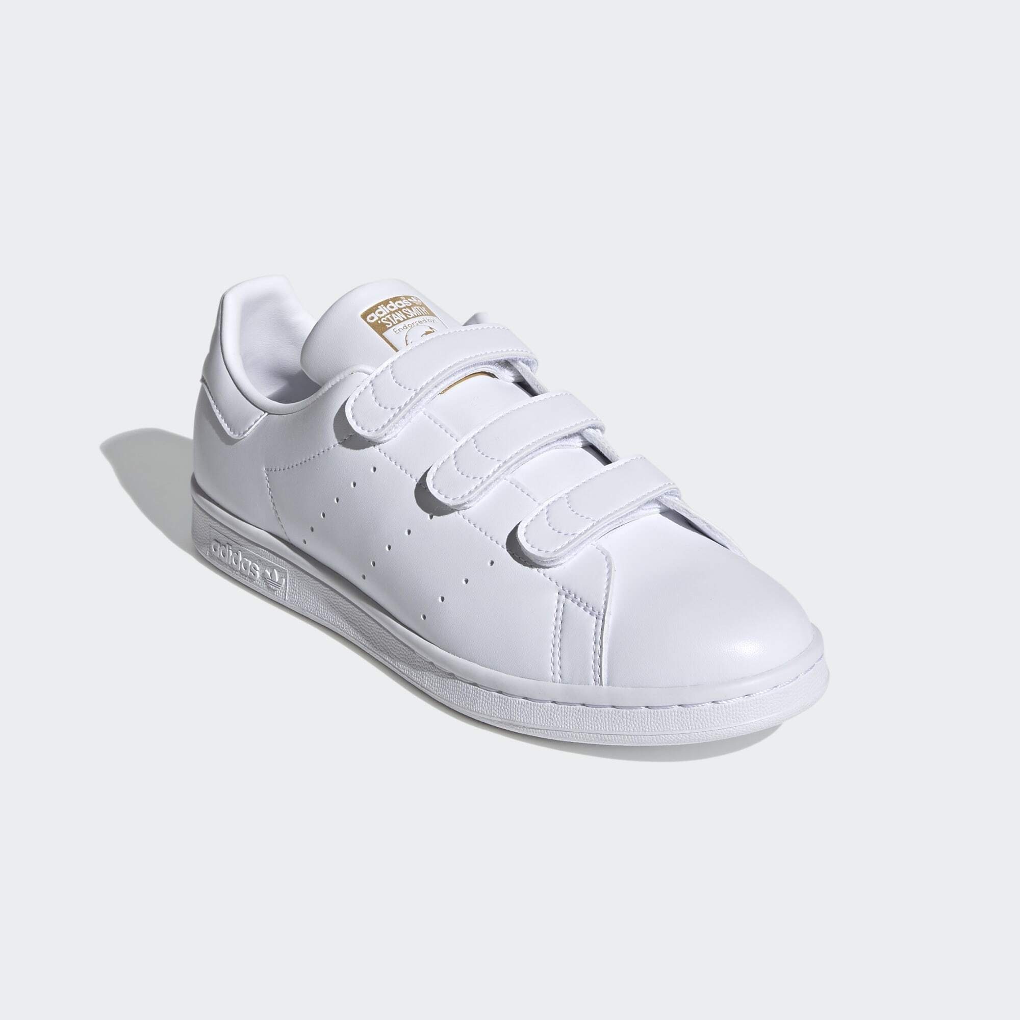 adidas Originals STAN SMITH SCHUH Sneaker Cloud White / Cloud White / Gold Metallic