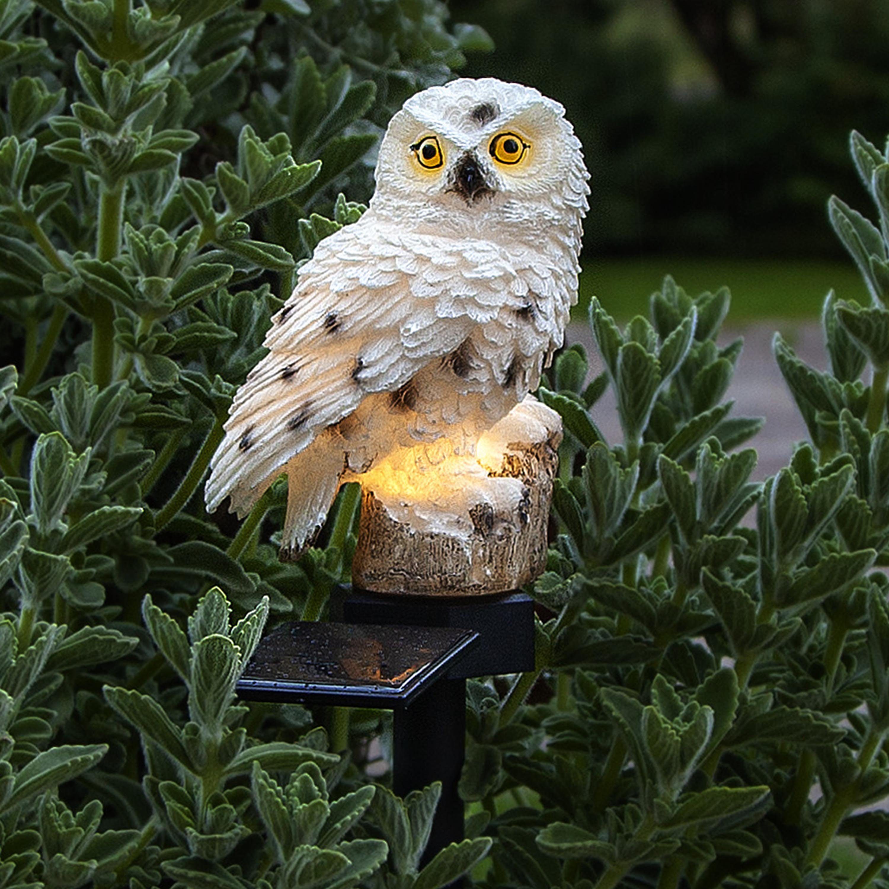 STAR TRADING LED Solarleuchte Owl, Solar Wegeleuchte Owl