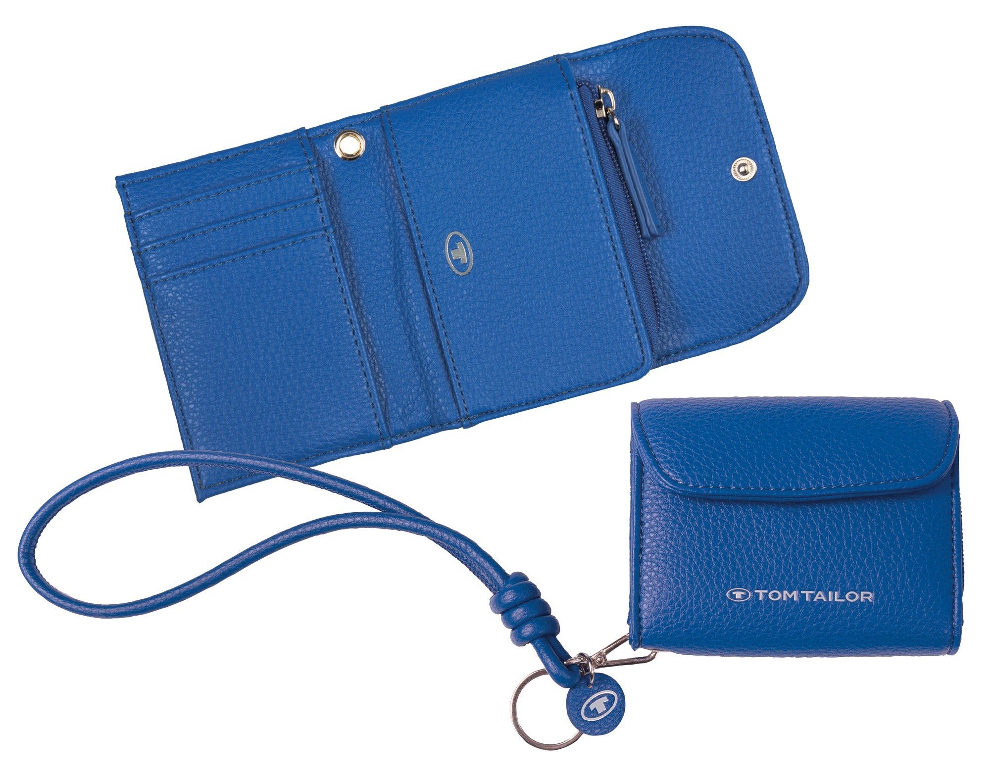TOM TAILOR Geldbörse Hanny Giftset Gift Set (2-tlg), schönes Geschenkset blau