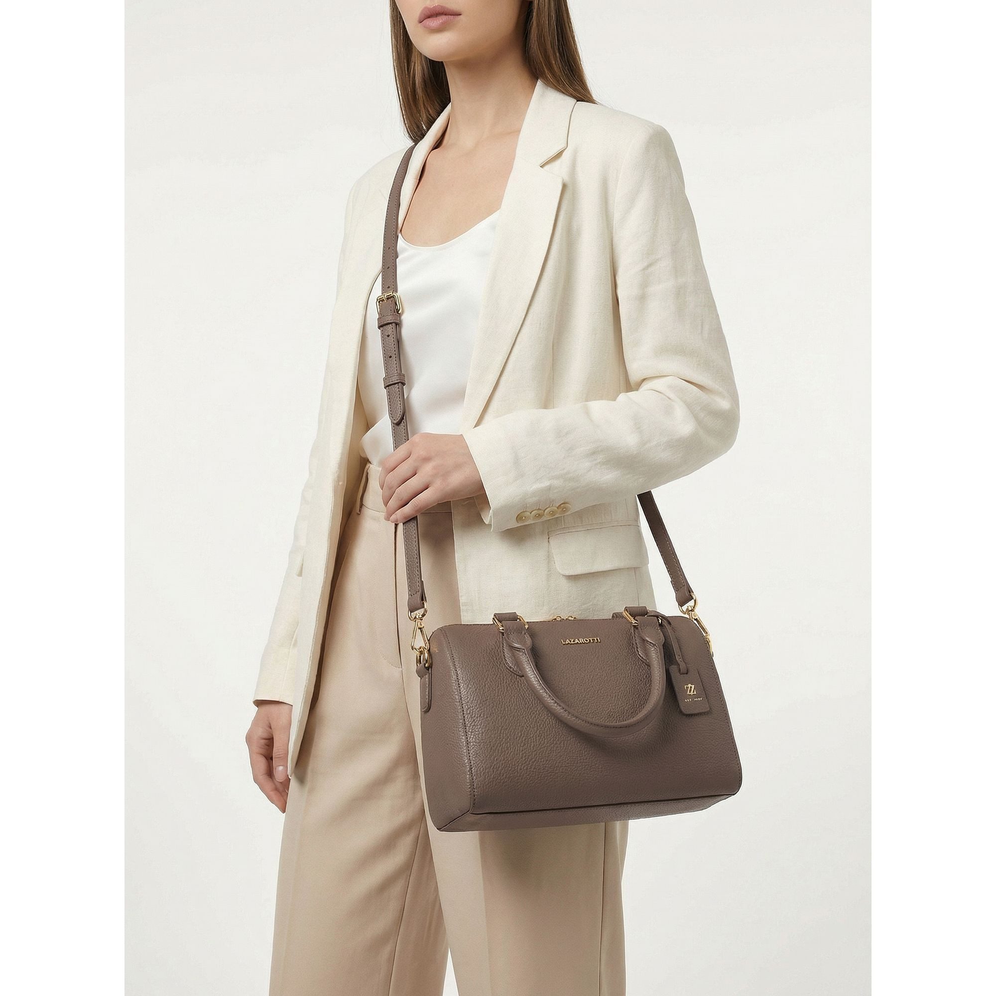 Lazarotti Henkeltasche Bologna Leather, Leder