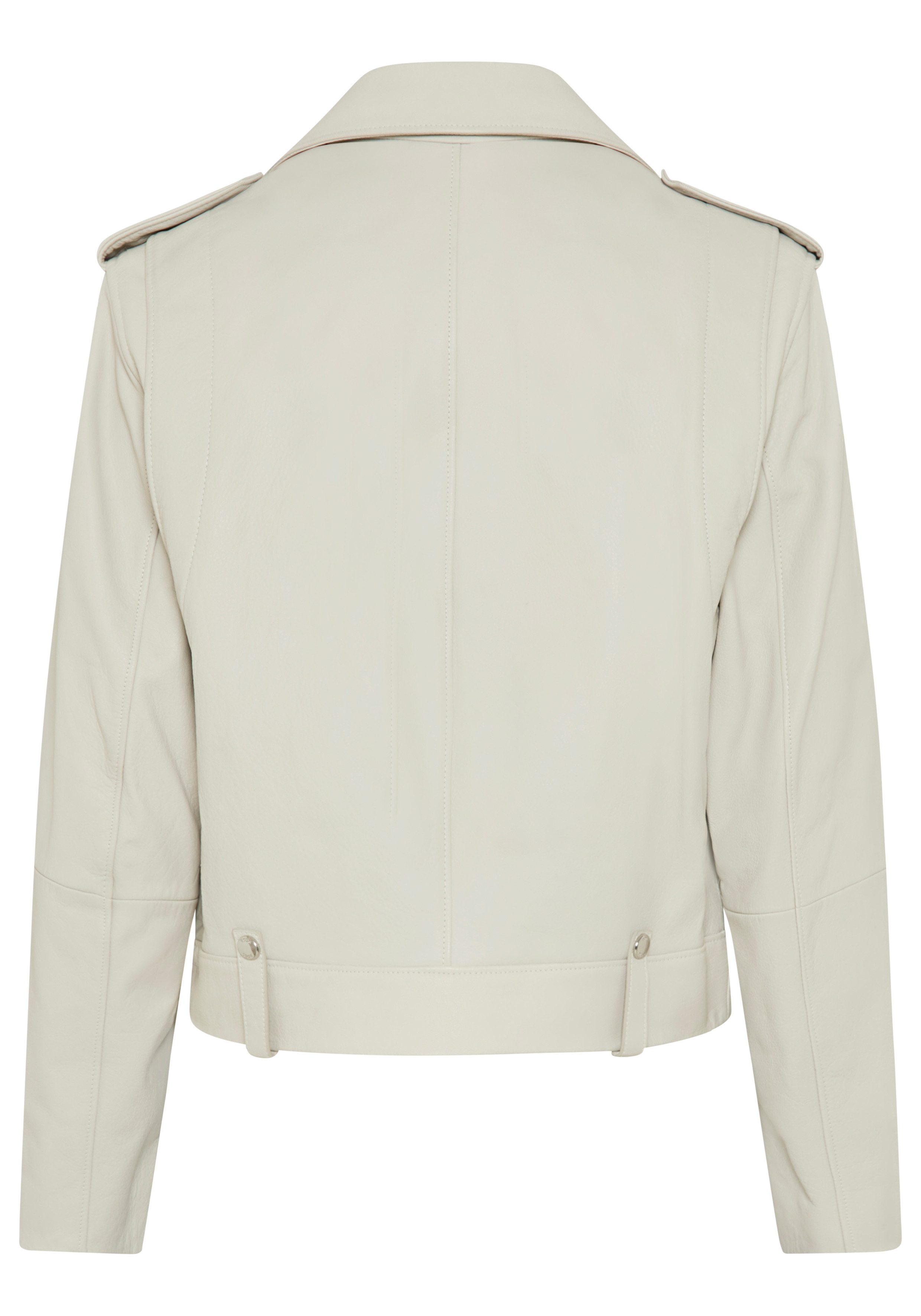 BOSS ORANGE Lederjacke Sandy Premium Damenmode mit genarbter Struktur günstig online kaufen