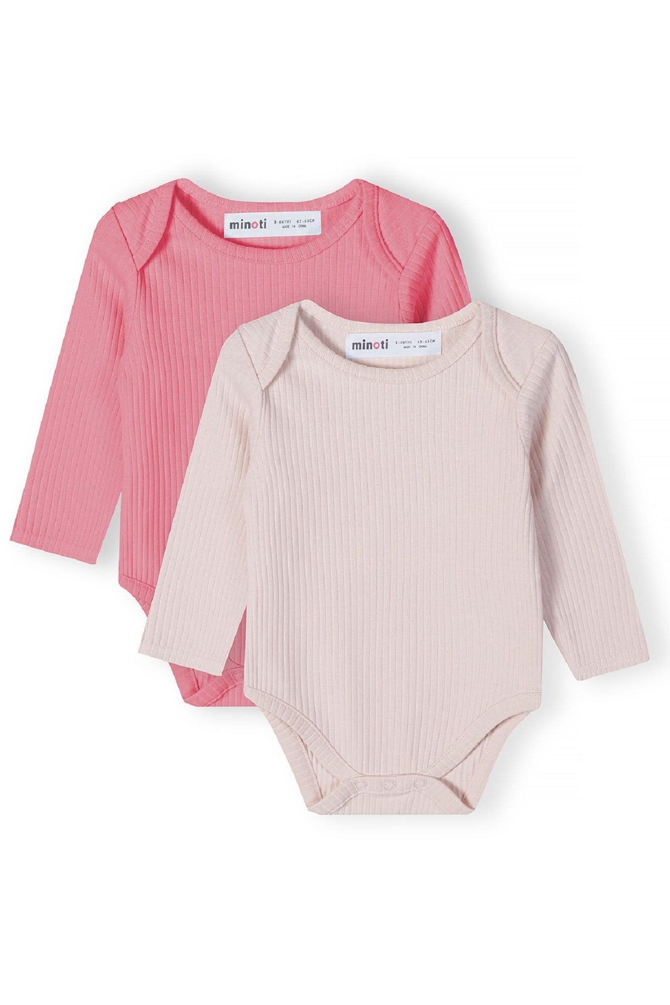 2er-Pack MINOTI Rosa (0-18m) im Langarmbody