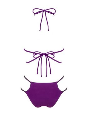 Obsessive Push-Up-Bikini Bikini Balitta lila BH + Slip Neckholder zum (Set)