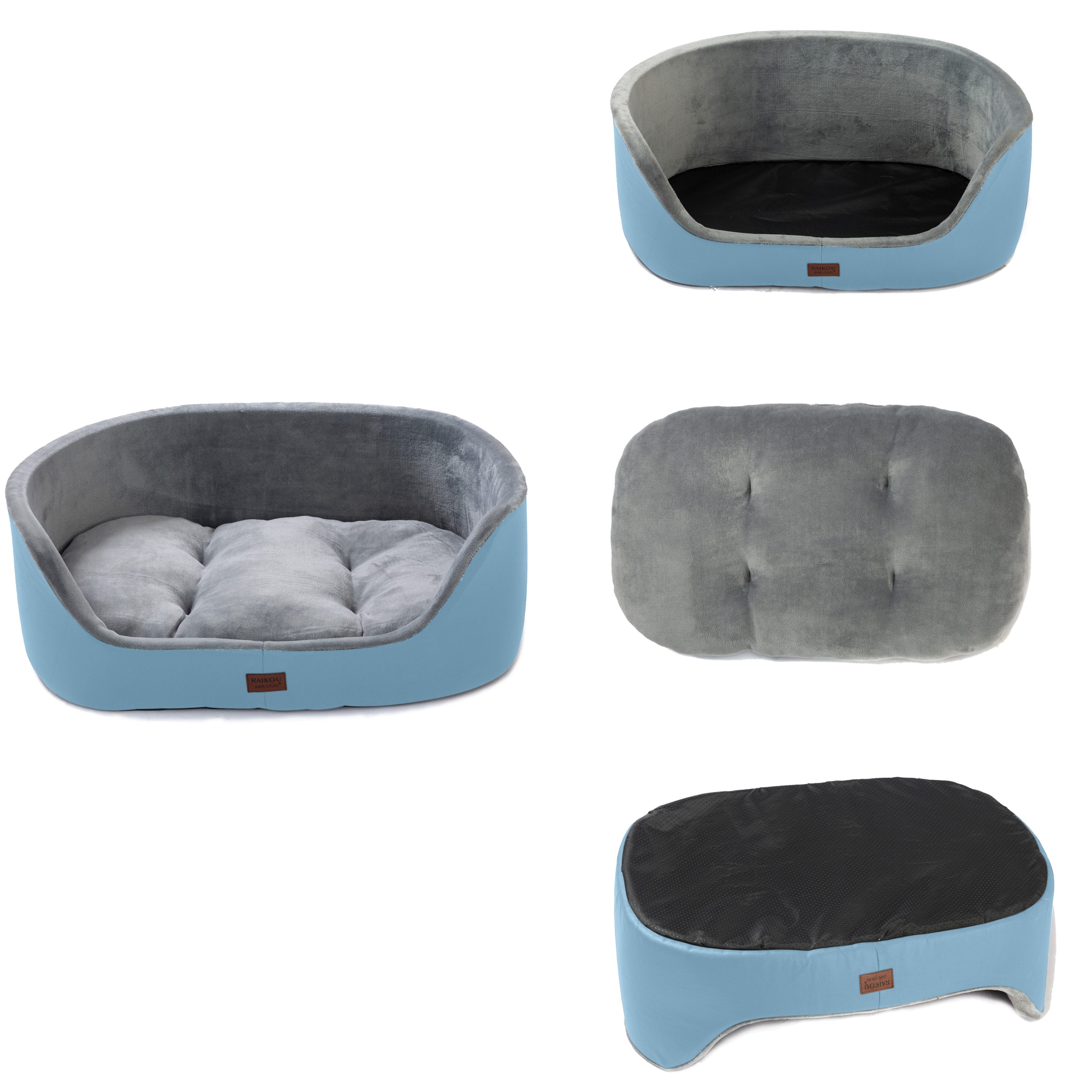 M-Diamant Tierbett Orthopädisches Hundebett Komfortables Hundekissen Hundesofa mit Rand, Polyester, ideal als Kopfstütze – Bild 5 von 5