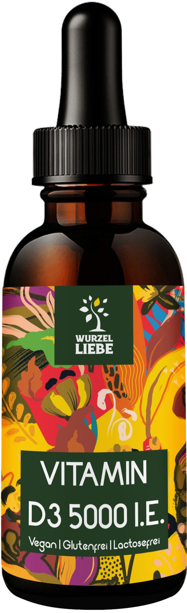 WURZELLIEBE Vitamin D3 - 5000 I.E. pro Tropfen Tropfen, 30 ml