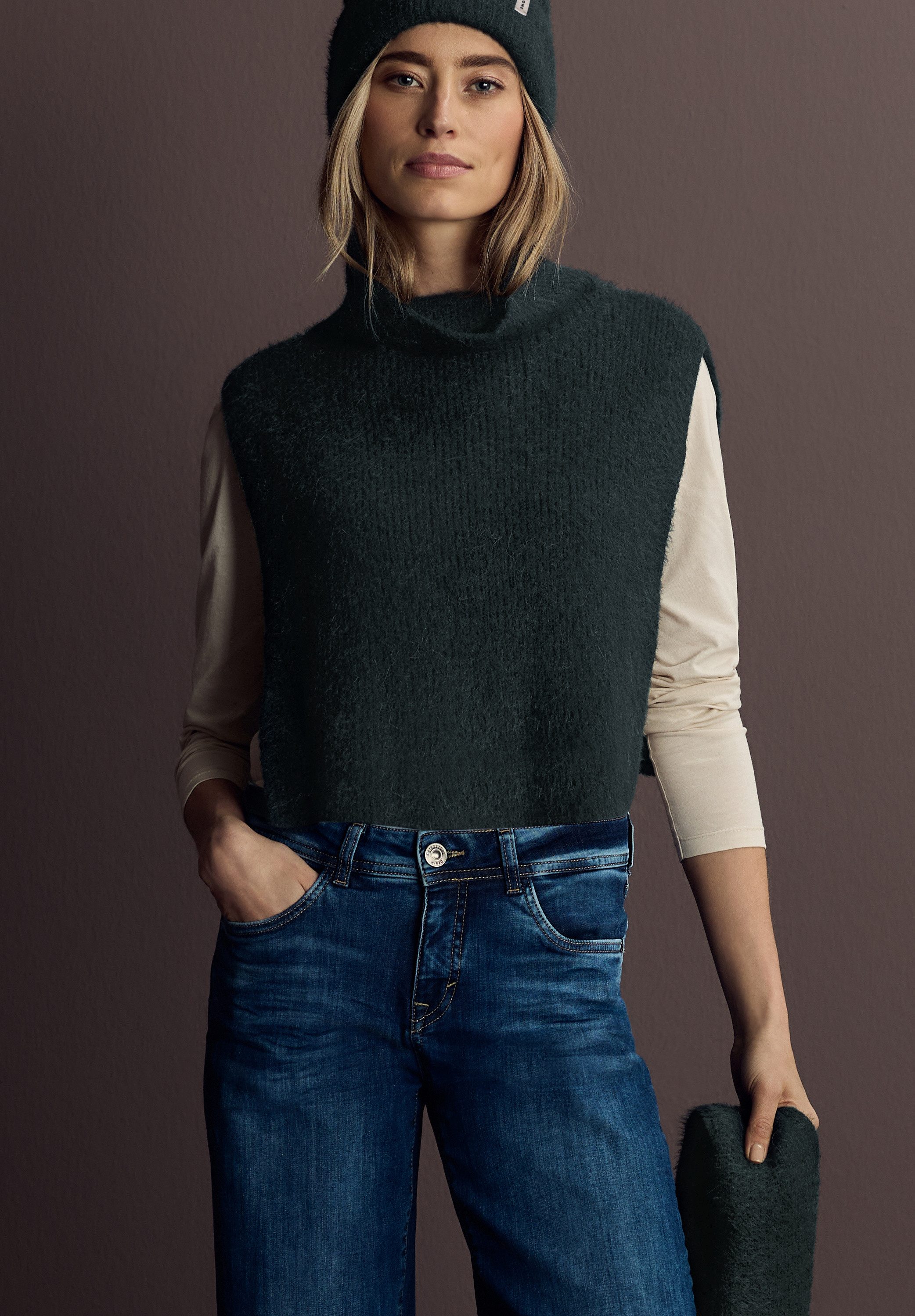 STREET ONE Strickponcho