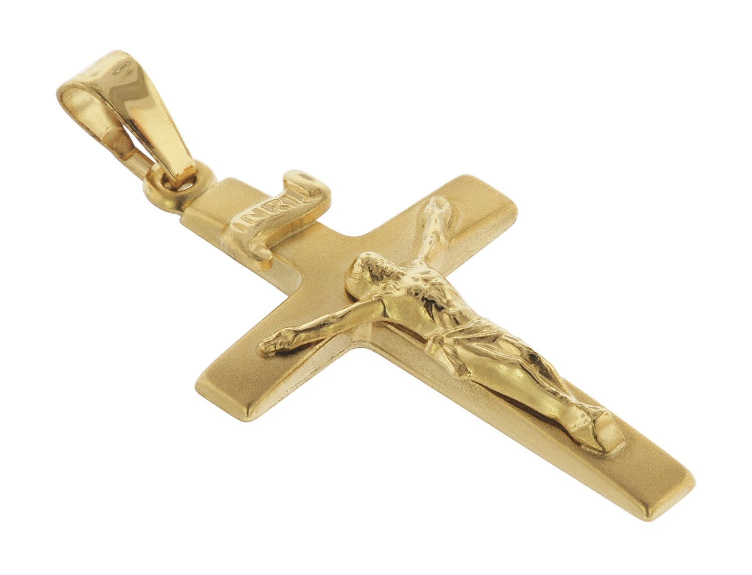 trendor Kreuzanhänger Kruzifix 24 mm Gold günstig online kaufen