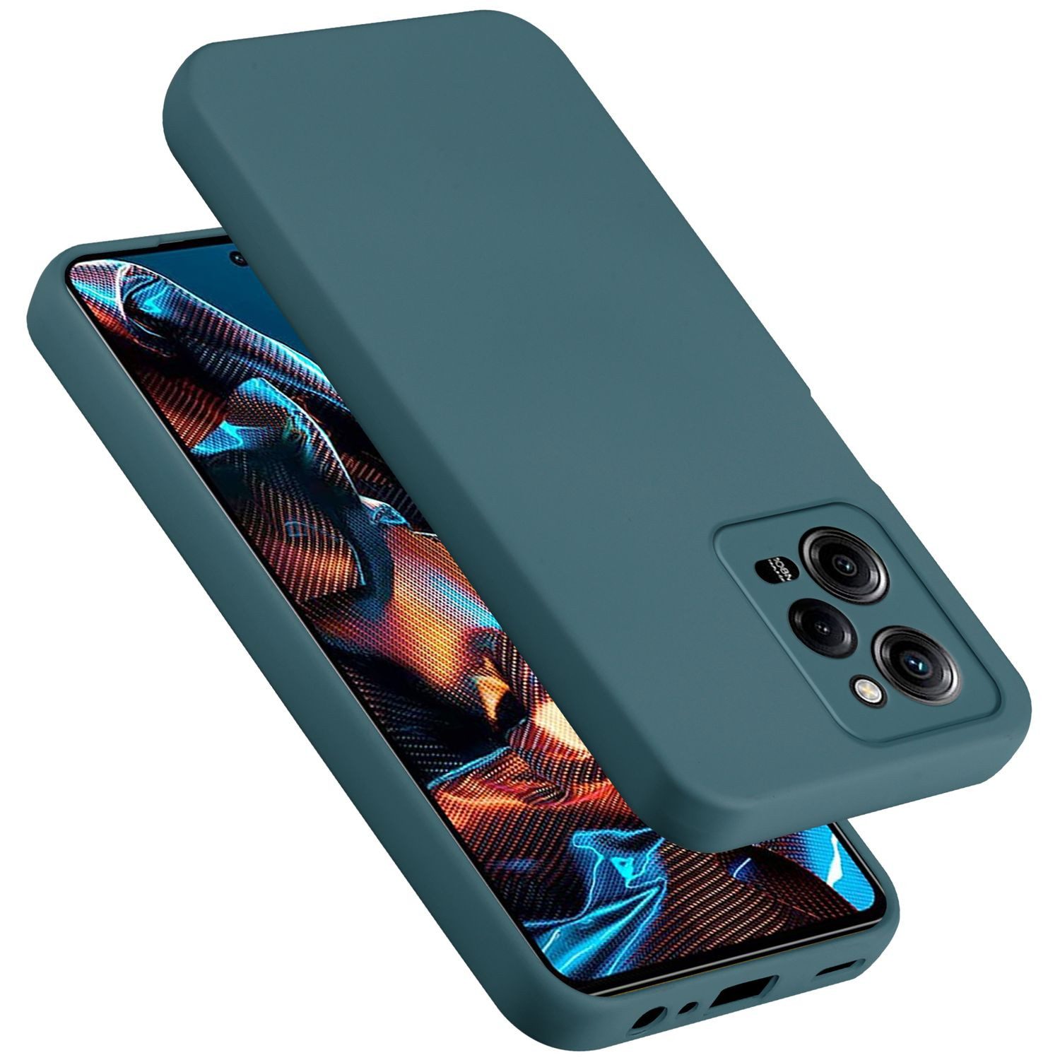 Cadorabo Handyhülle für Xiaomi Poco X5 Pro 5G Hülle Xiaomi Poco X5 Pro 5G, Flexible Hülle TPU Silikon Schutzhülle Back Cover Case