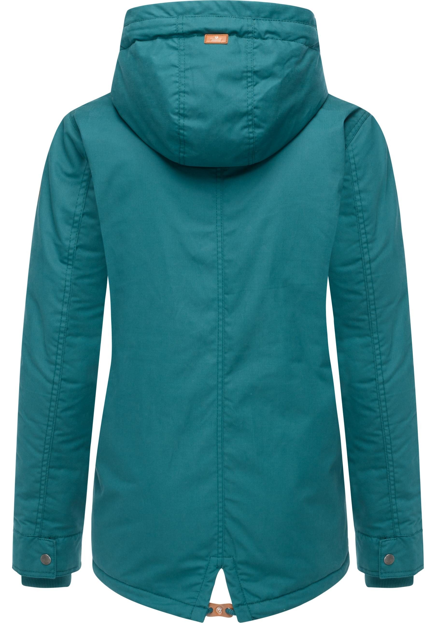 Ragwear Winterjacke Parkker Warm YOUMODO Winter Parka mit kuscheligem Teddy-Innenfutter