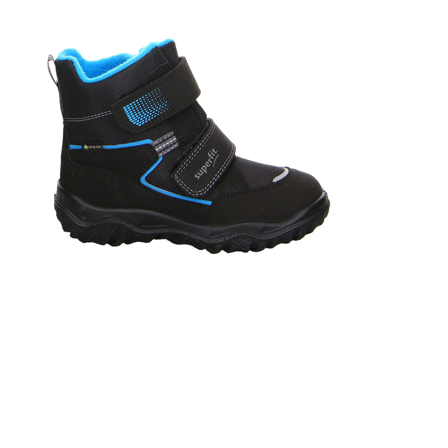 Superfit Synthetik Klettstiefel Winter Junge schwarz Winterstiefelette