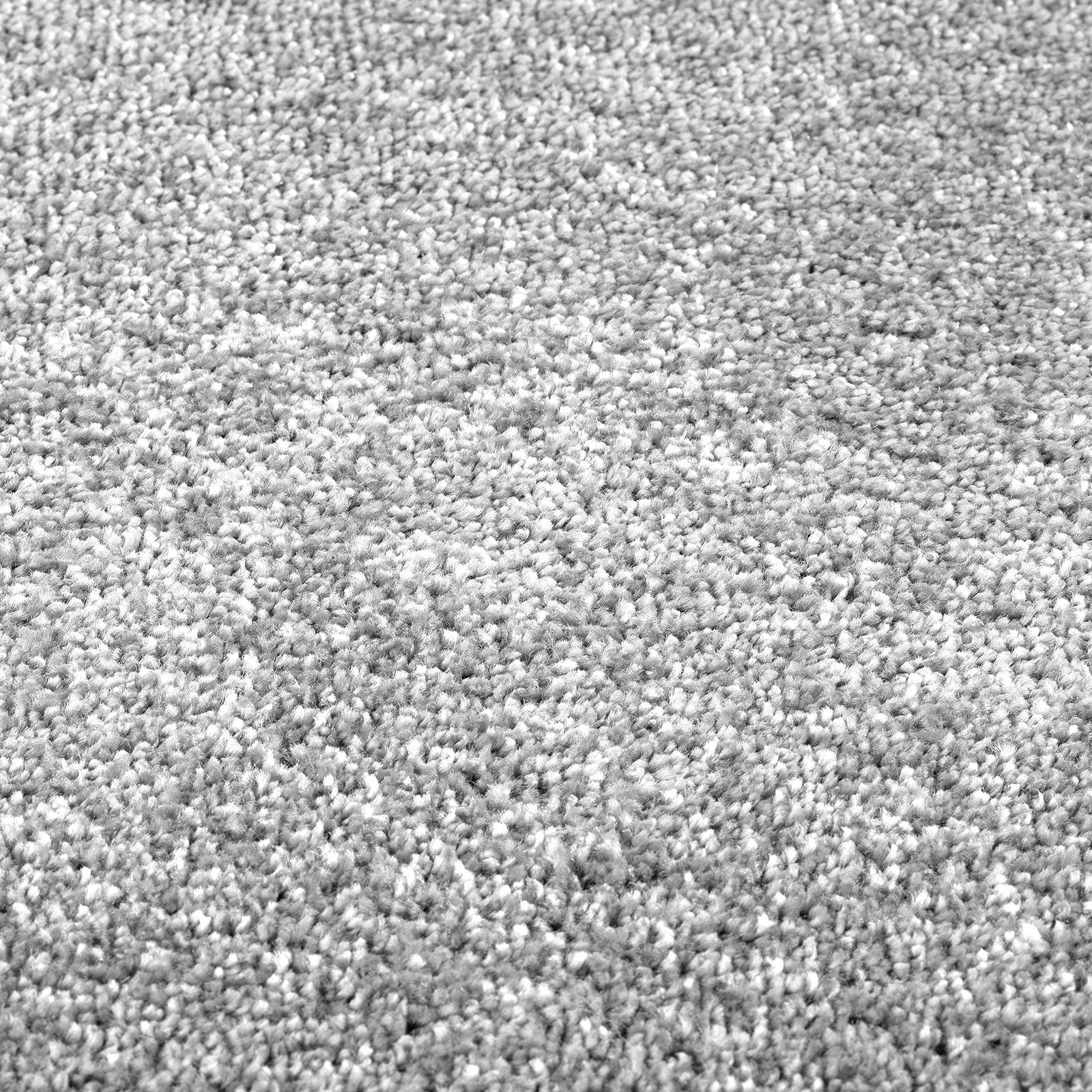 Floordirekt Hochflor-Bettumrandung Sundae Silber 73, 3 Größen, Teppichläufe günstig online kaufen