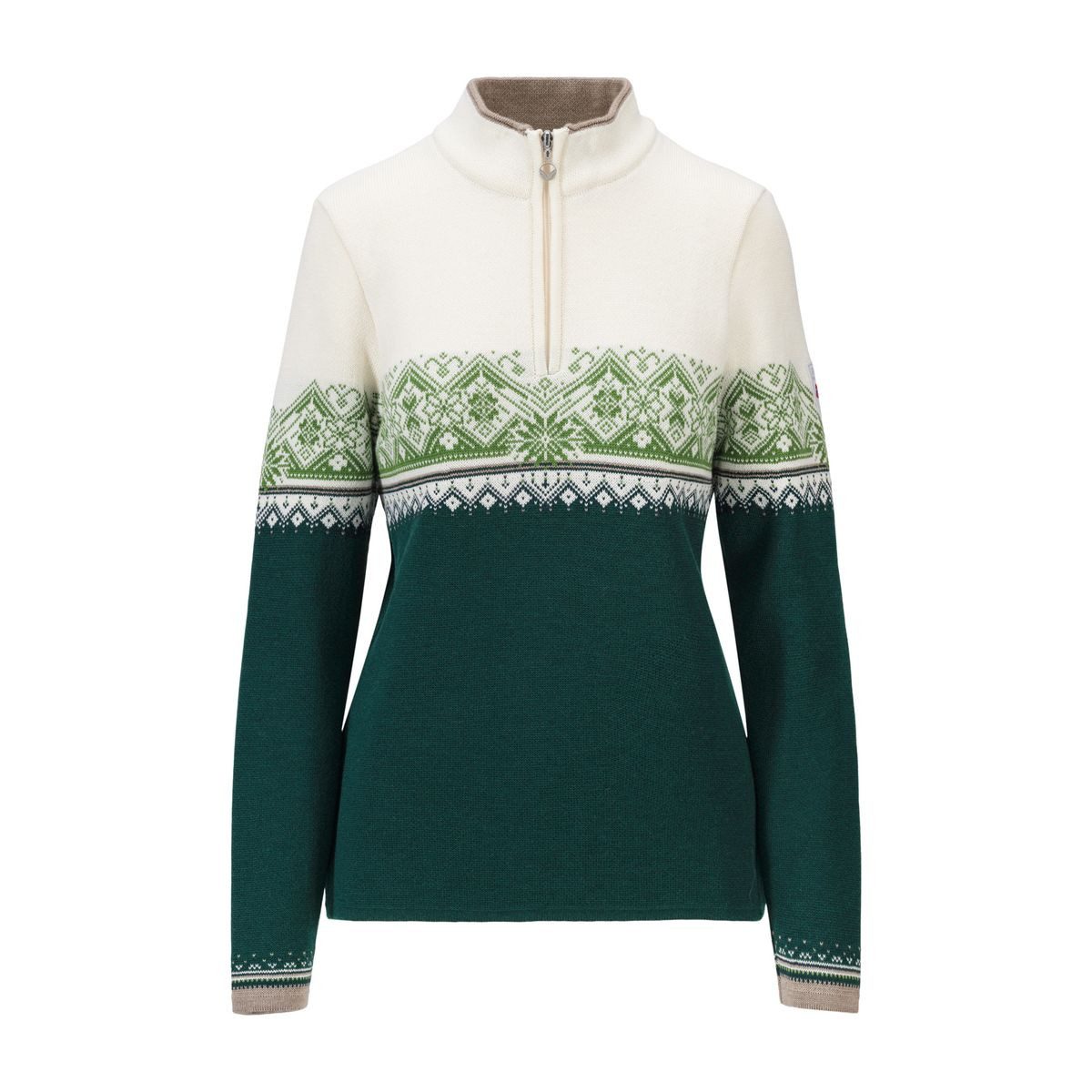 Dale of Norway Kapuzenpullover Moritz Fem Sweater Eleganter Damenpullover aus weicher Merinowolle mit Stretch, ideal