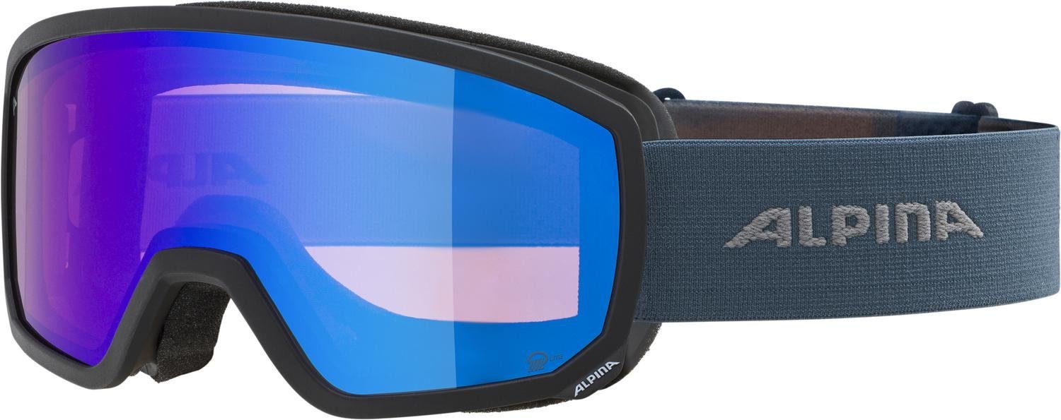Alpina Sports Skibrille SCARABEO S Q-LITE black-dirtblue matt