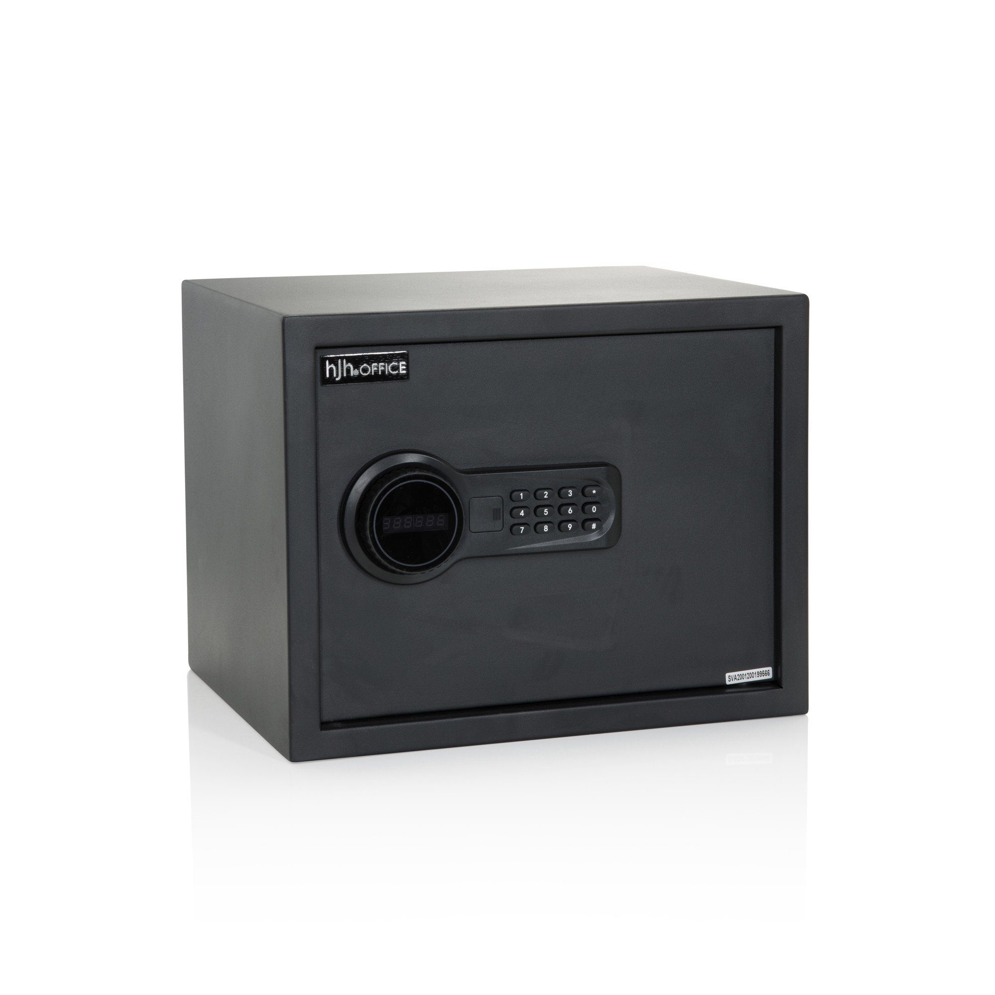 hjh OFFICE Möbeltresor Tresor SAFE COMPACT Stahl, 27L mit LCD Display